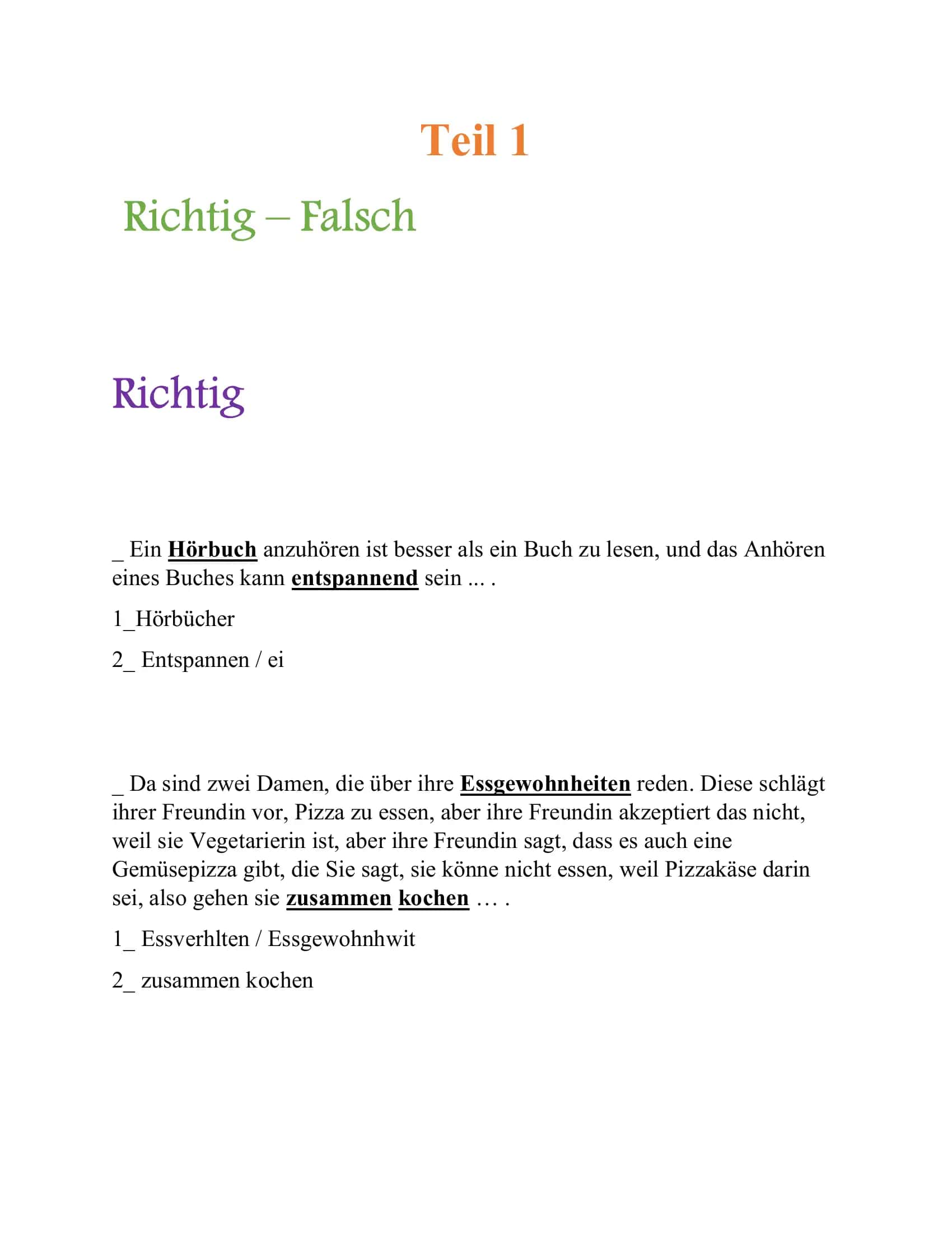 Nemis Tili B2 HÖREN (Stark) 2