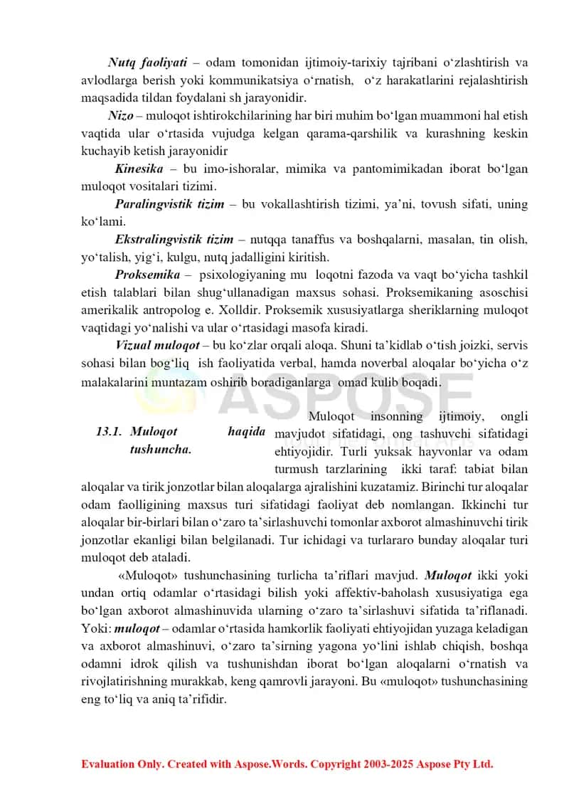 Muloqot Muloqot  haqida tushuncha Nutq va uning turlari Muloqotning inson filogenetik va ontogenetik rivojlanishidagi ahamiyati 2