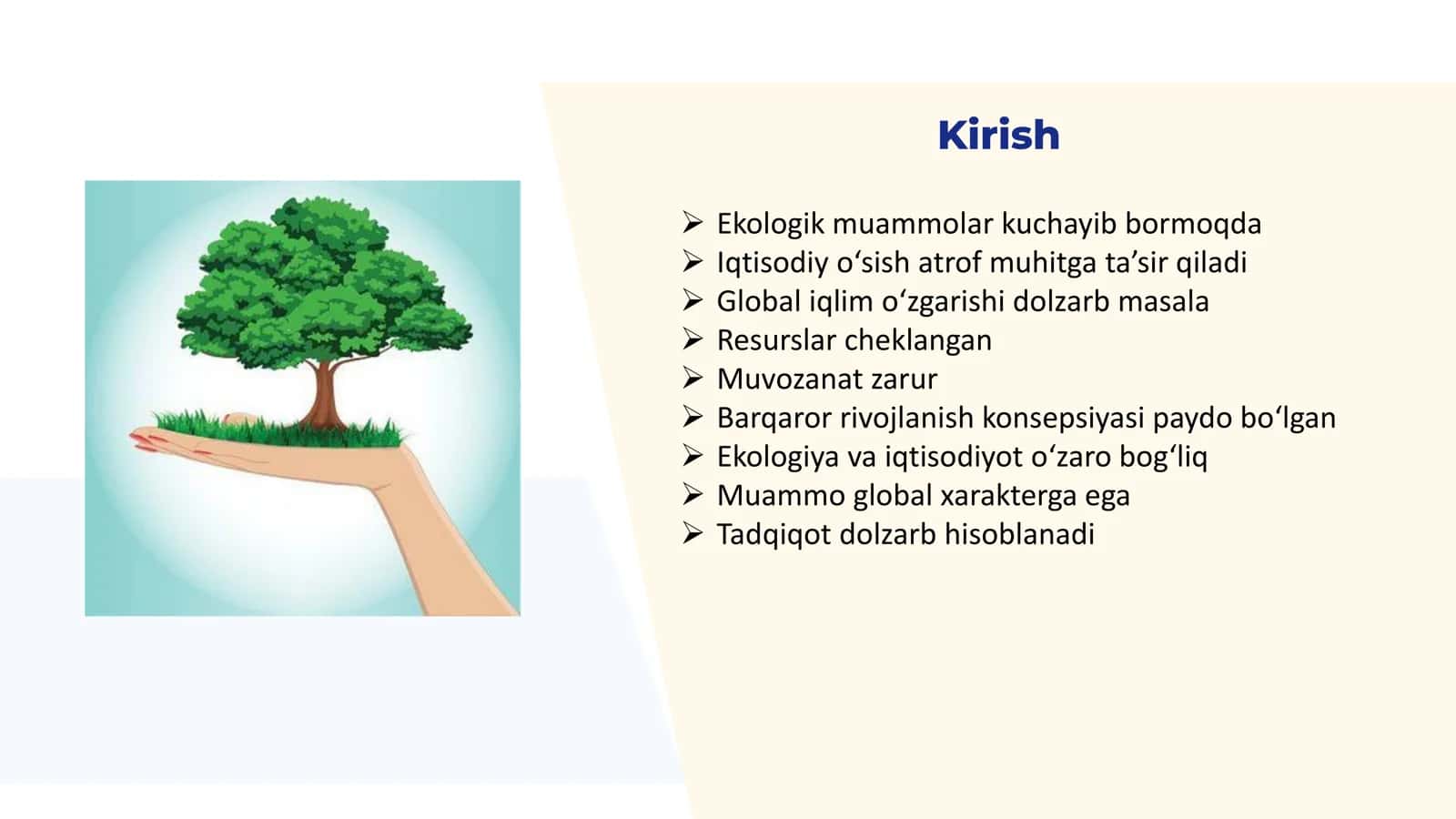 Iqtisodiyot va atrof muhit o‘rtasidagi o‘zaro bog‘liqliklar 2