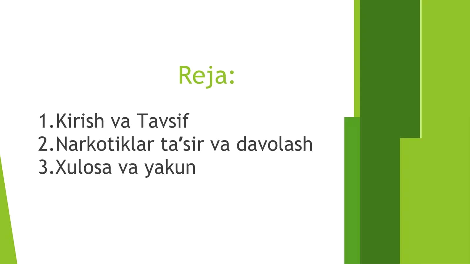 Tabiiy va sintetik narkotik moddalar 2