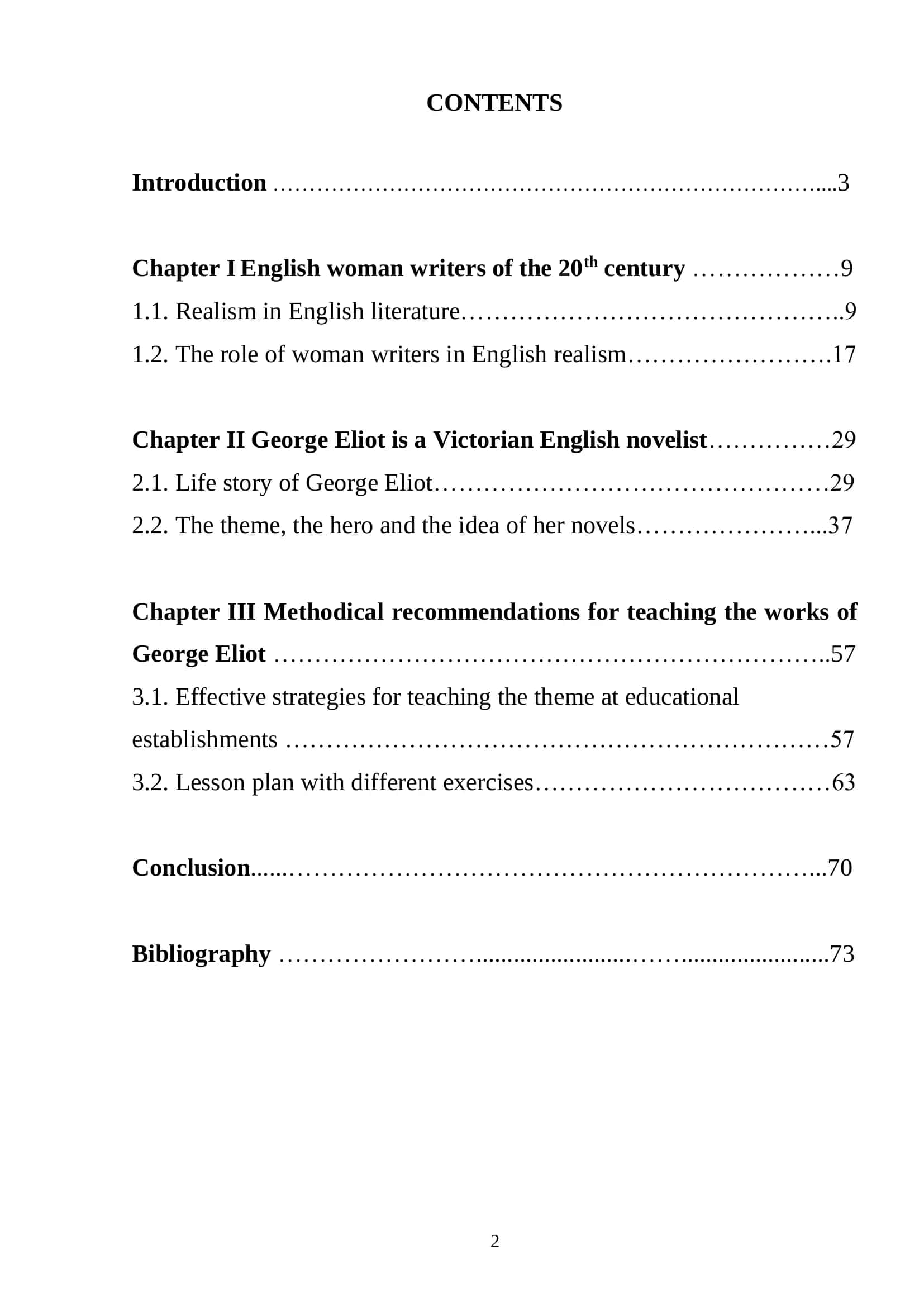 THE PLACE OF GEORGE ELIOT IN ENGLISH LITERATURE AND LEARNING HER CREATION 2