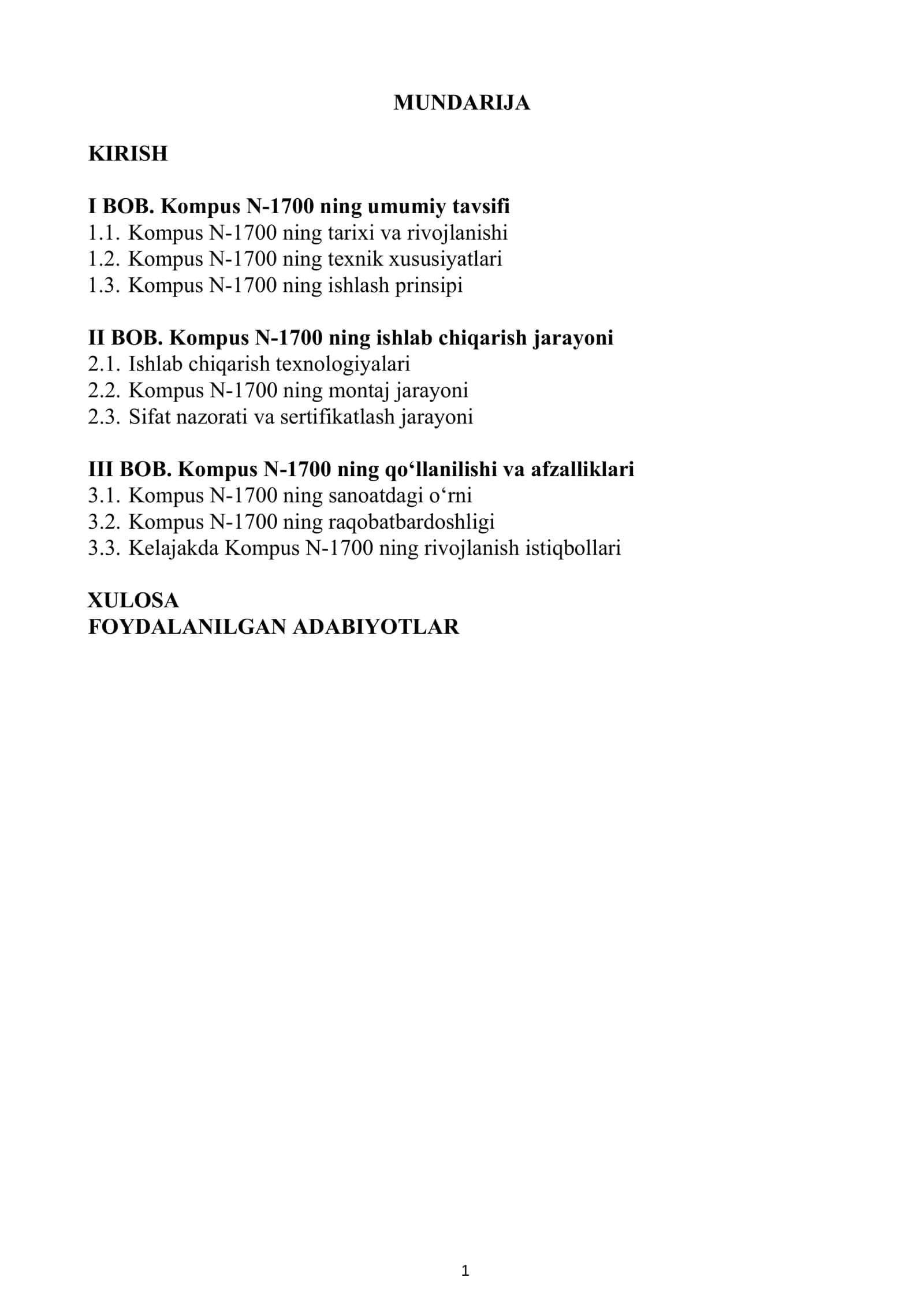 Mashinasozlik Texnologiyasi Asoslari Fanidan Tayyorlagan Kurs Ishi 2