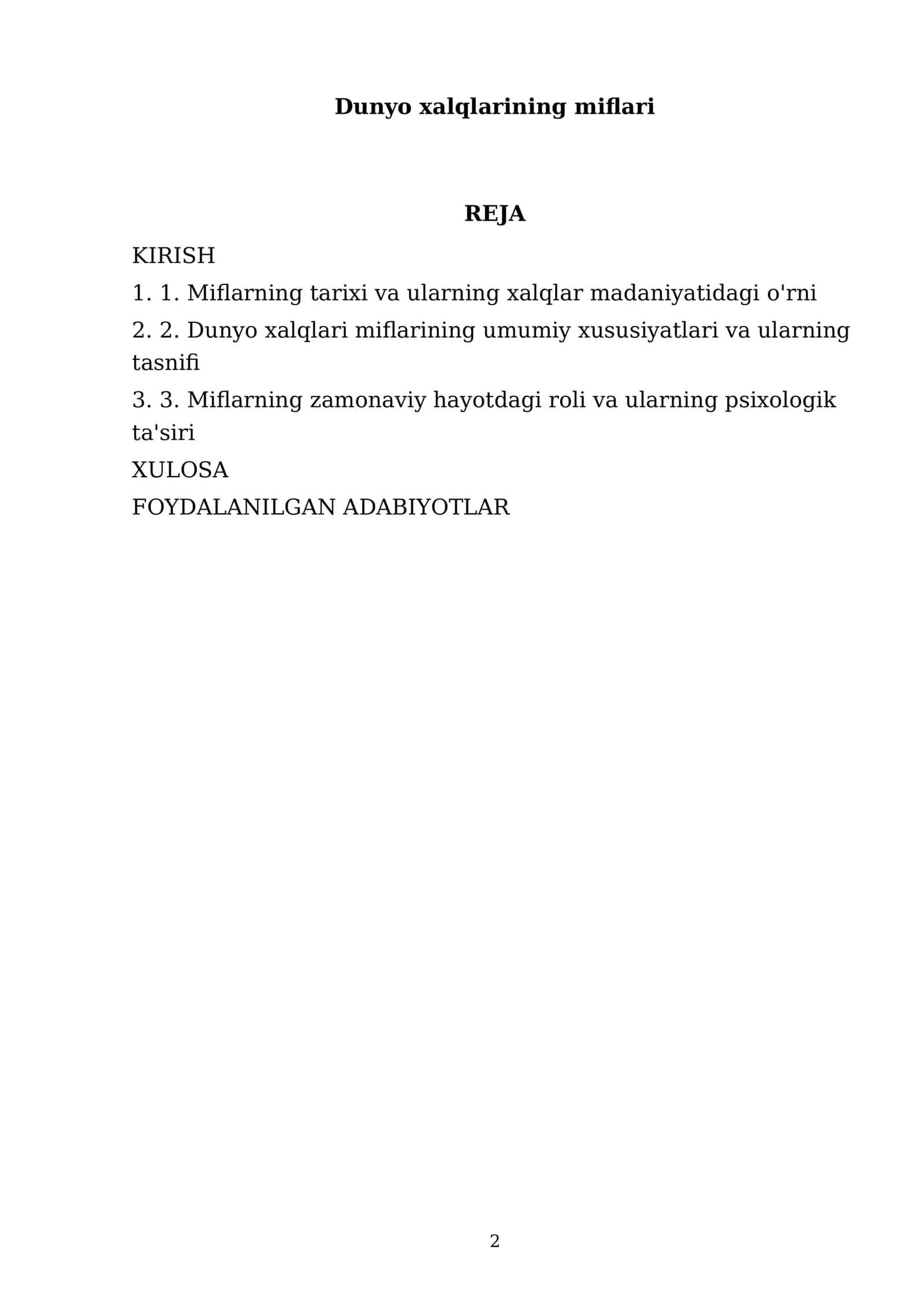 Dunyo xalqlarining miflari 2