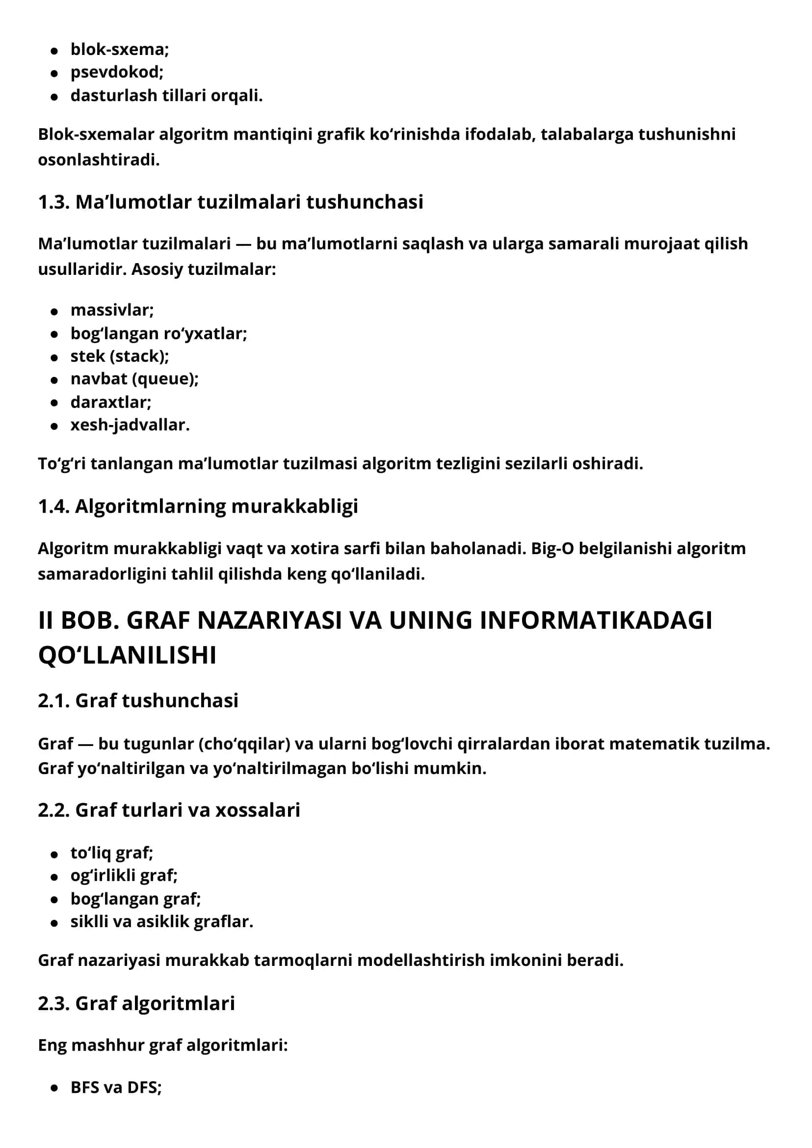INFORMATIKANING NAZARIY ASOSLARI 2