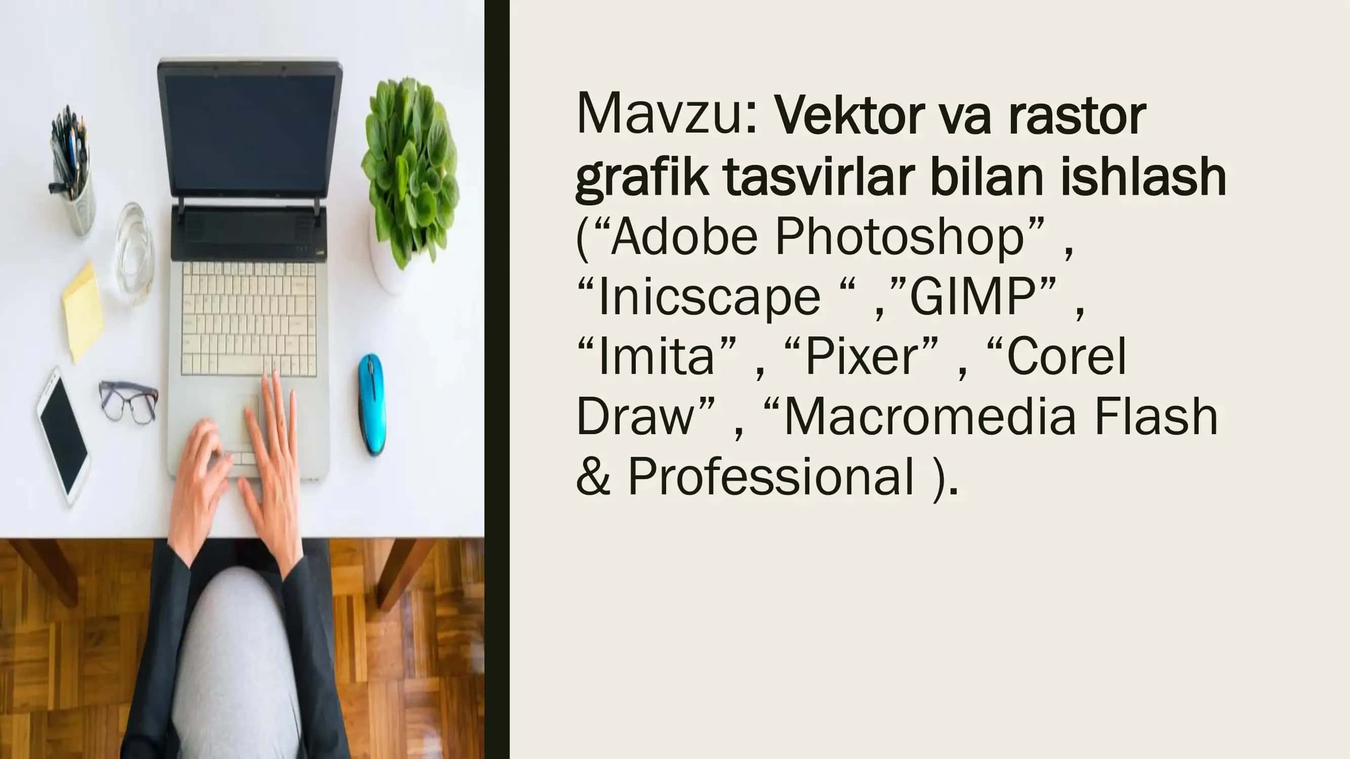 Kompyuter grafikasi tushunchasi 2