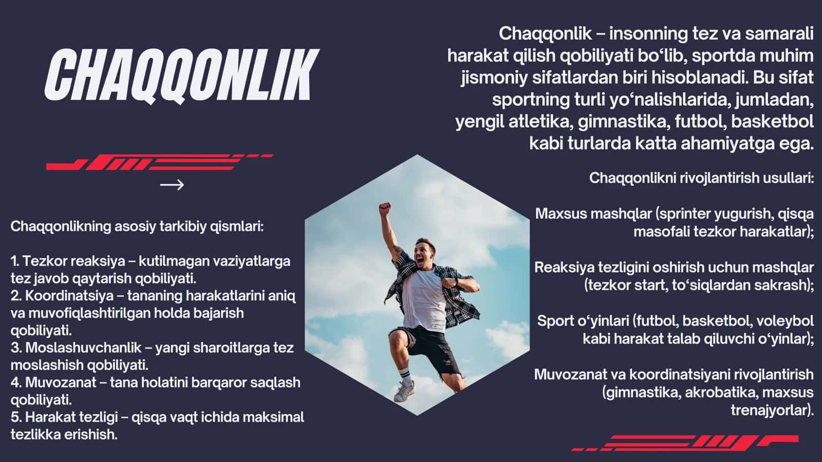 CHAQQONLIKNI TARBIYALASH METODIKASI 2