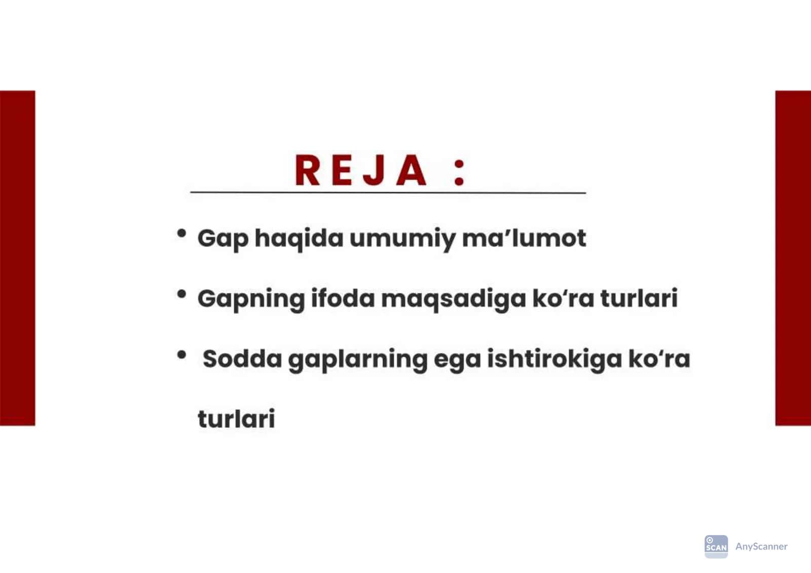 Gap haqida umumiy maʼlumot. Gap kommunikativ birlik sifatida 2