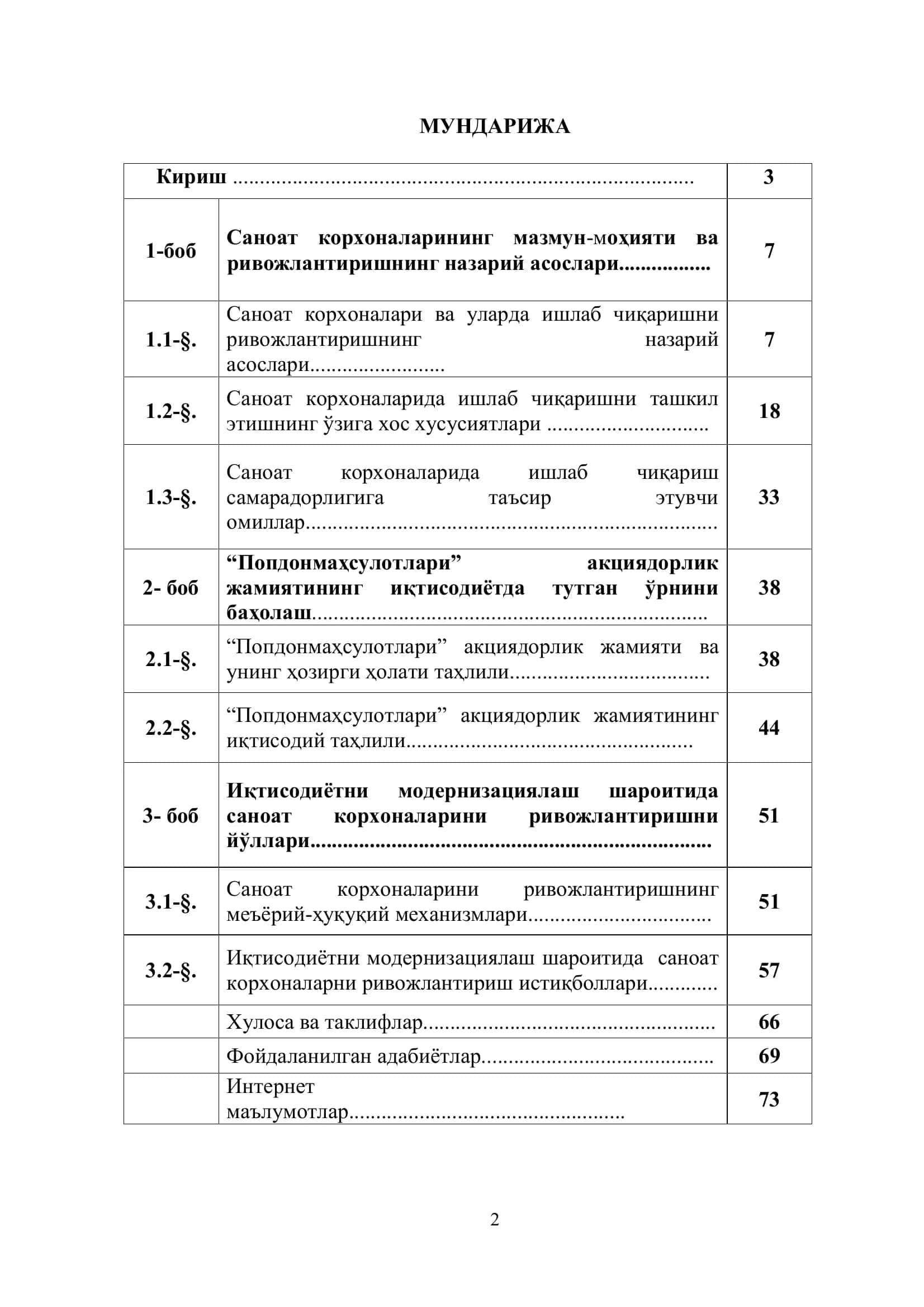 Саноат корхоналарининг ривожлантиришнинг назарий асослари 2