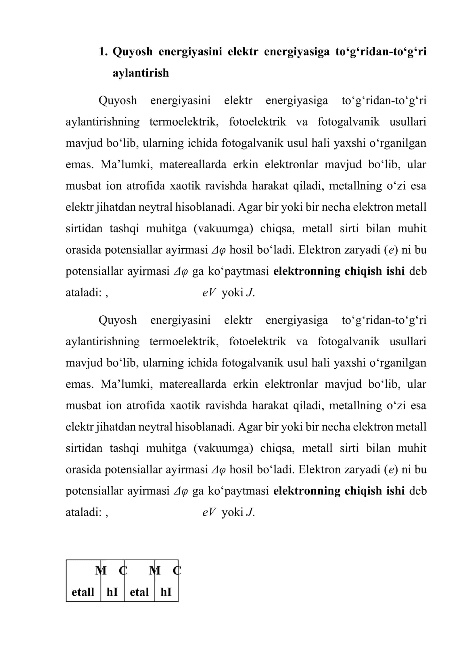 Quyosh fototoelektrik elementlari va modullari 2