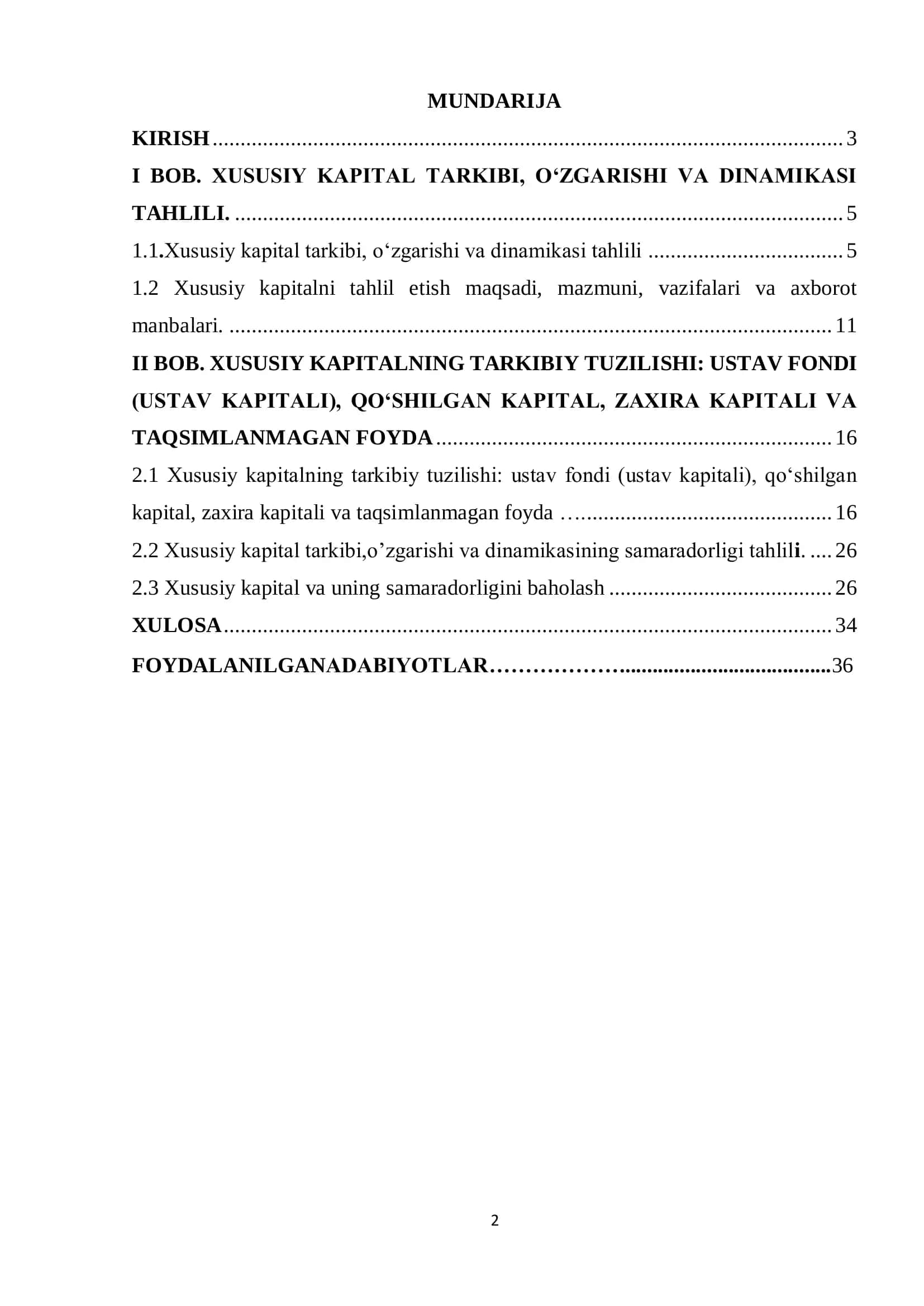 XUSUSIY KAPITAL TARKIBI 2