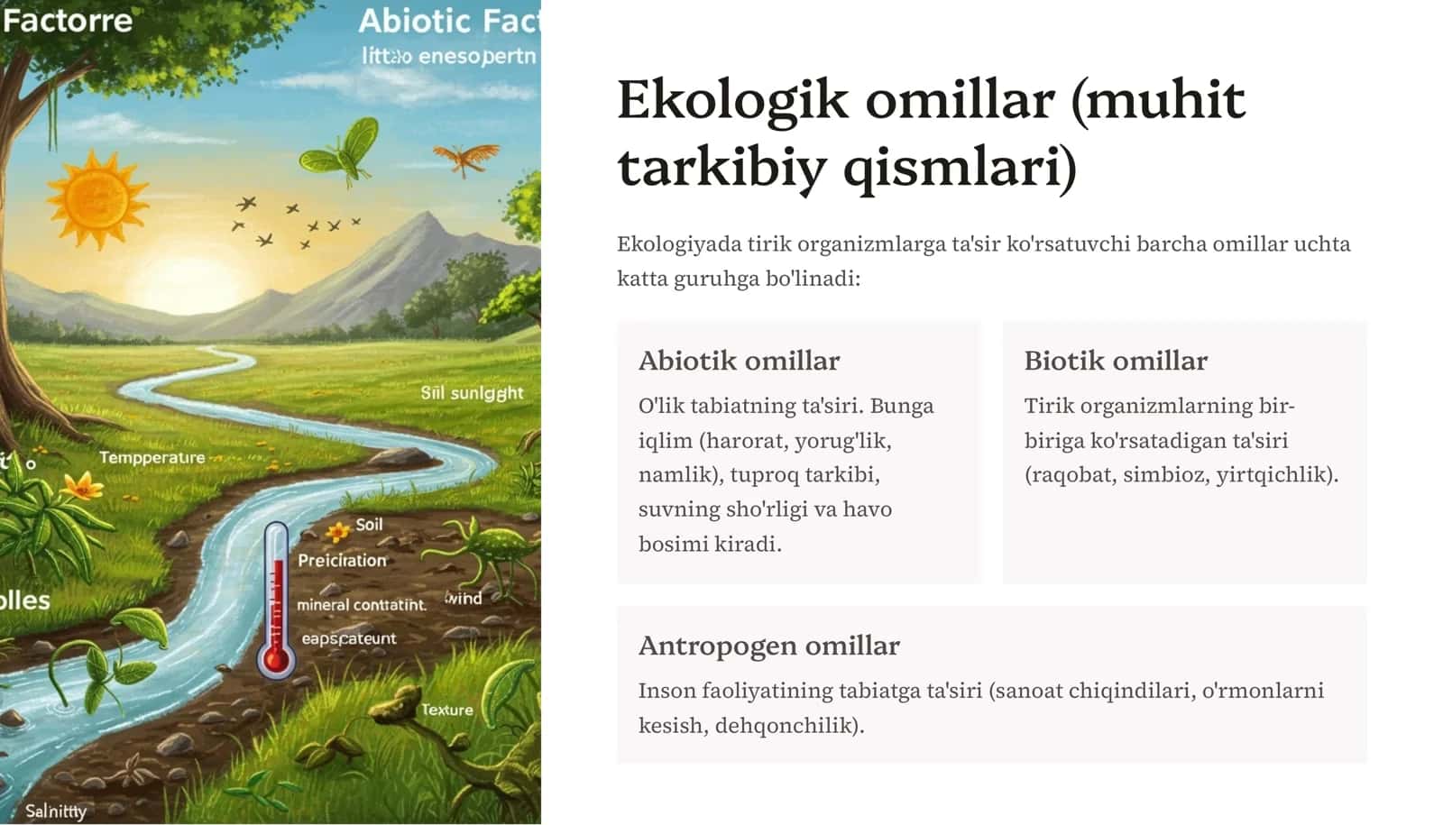 Ekologiya va atrof-muhit omillarining inson salomatligiga ta’siri 2