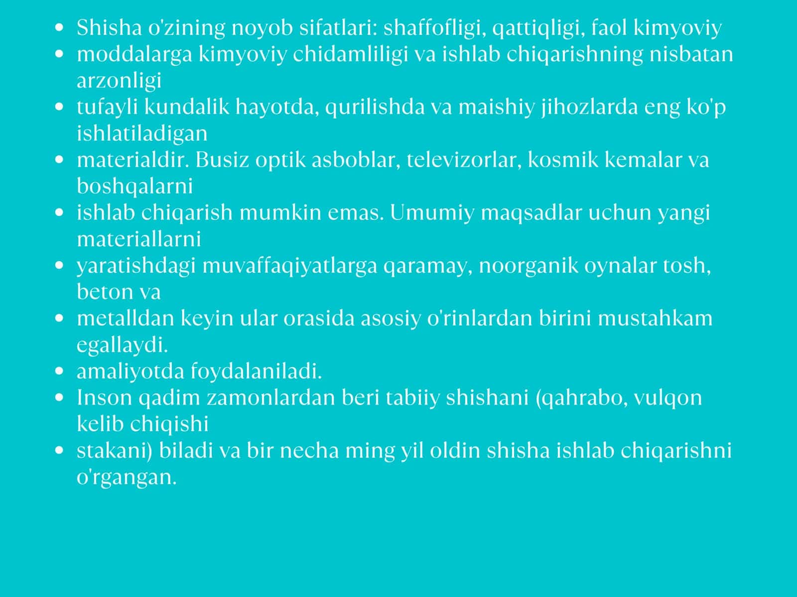 Zamonaviy qurilish ashyolariga doir ixtrolar 2