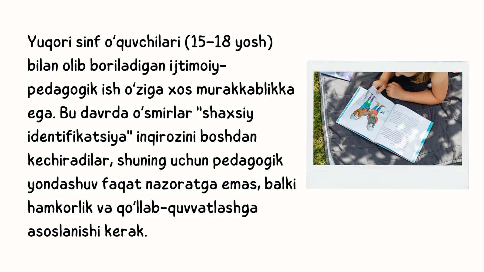 YUQORI SINF OʻQUVCHILARI BILAN OLIB BORILADIGAN IJTIMOIY-PEDAGOGIK ISH 2