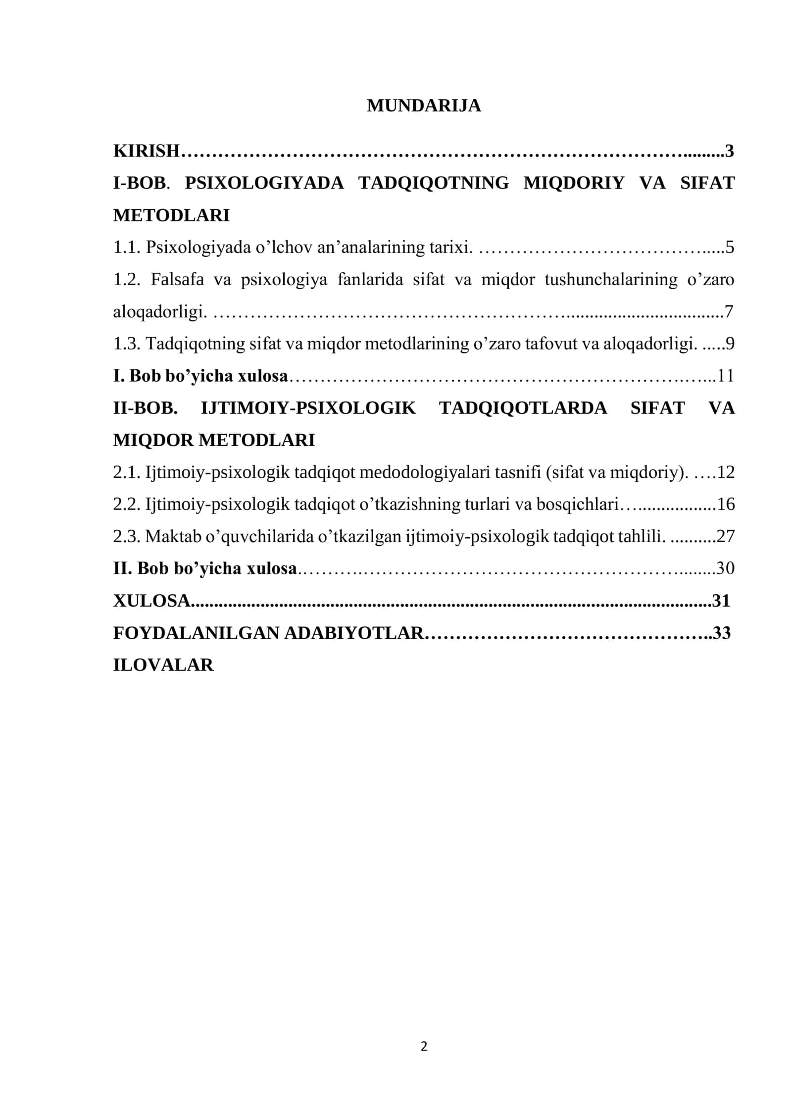 TADQIQOTNING MIQDORIY VA SIFAT METODLARI 2