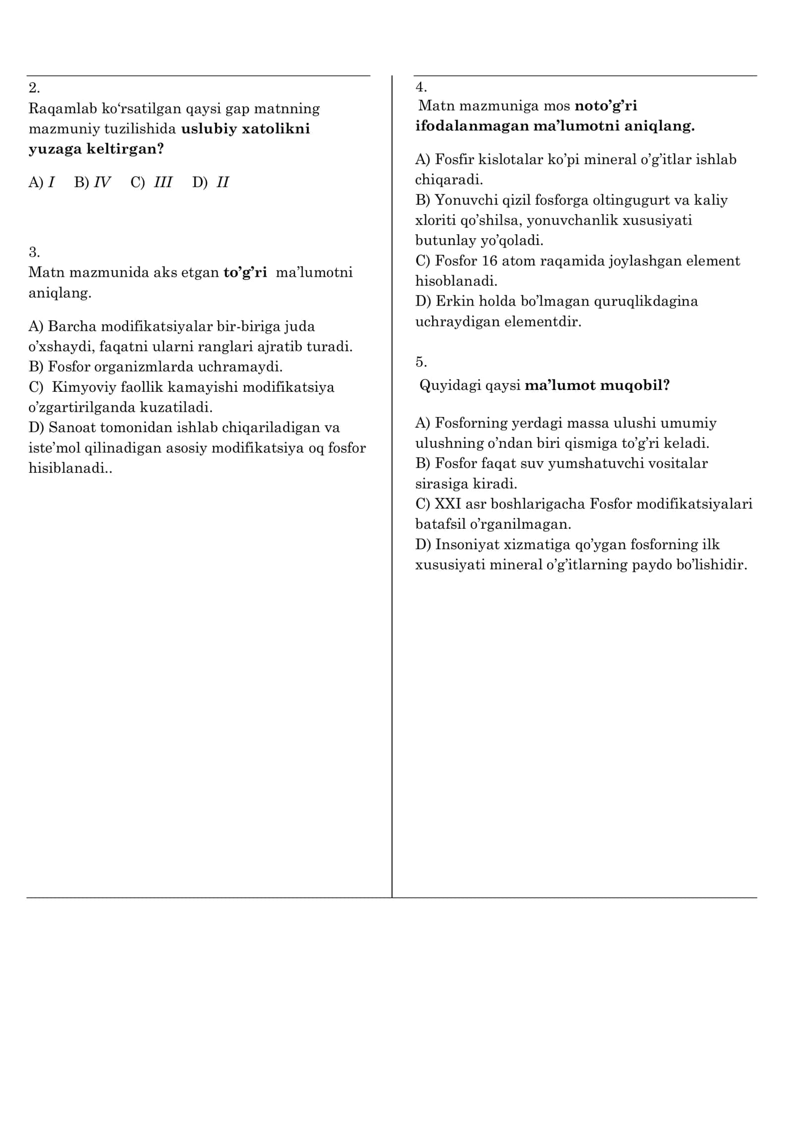 FOSFOR 2