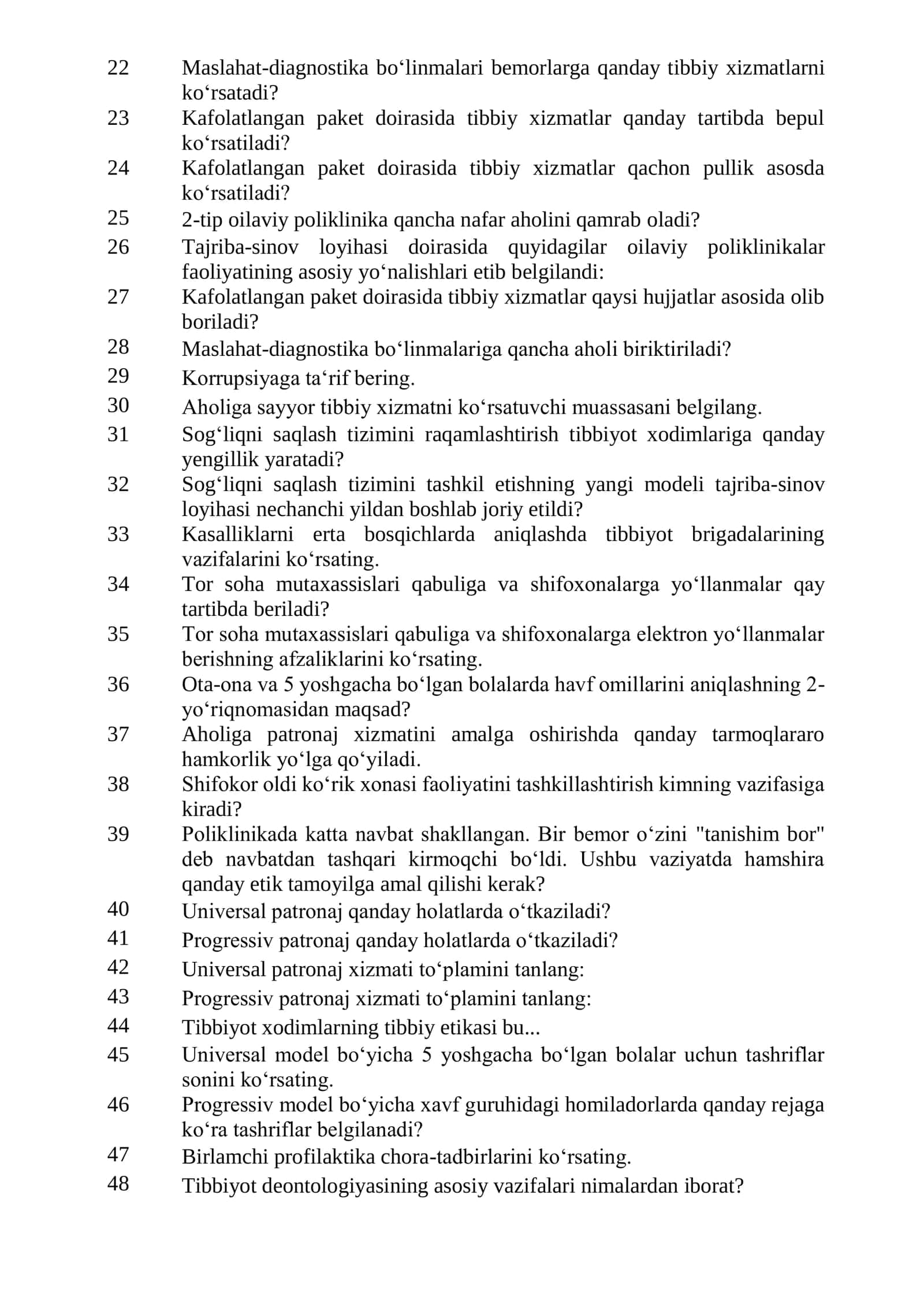 OILA SALOMATLIGI BOʻYICHA MAXSUS OʻQUV DASTURI 2
