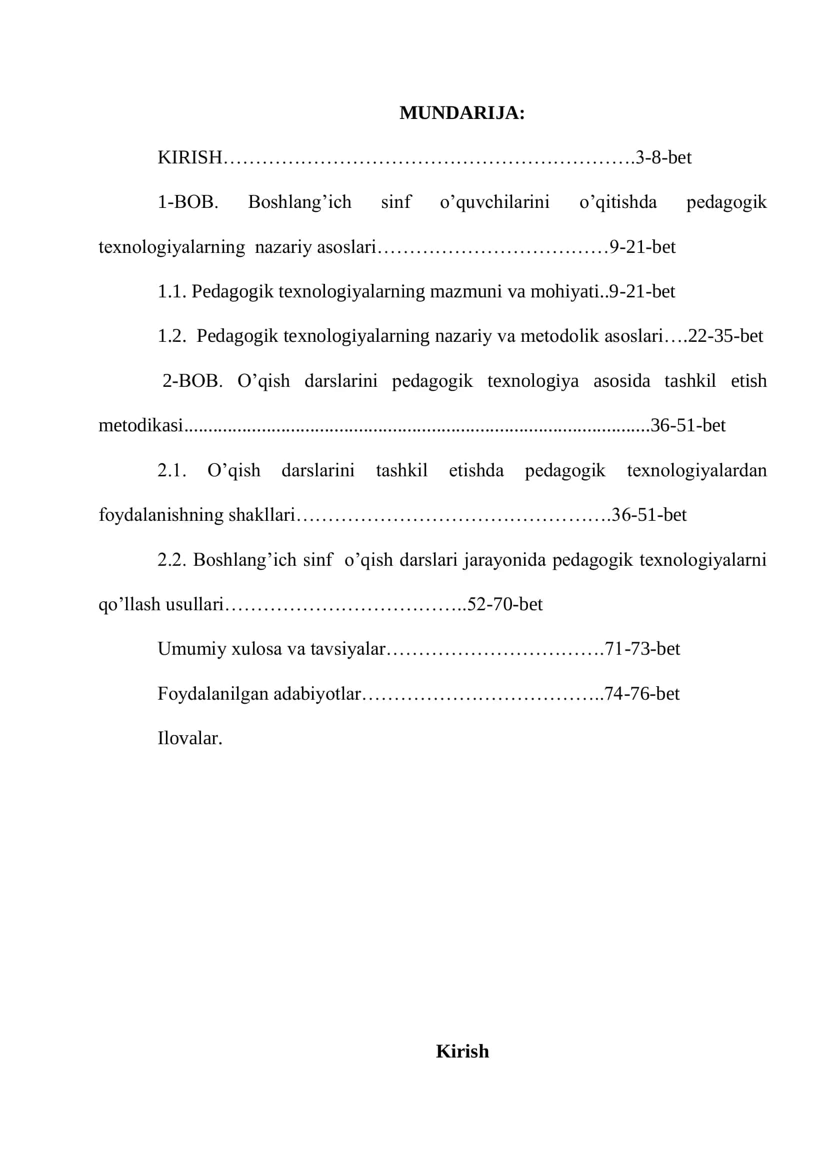 Pedagogik texnologiyalarning nazariy asoslari 2