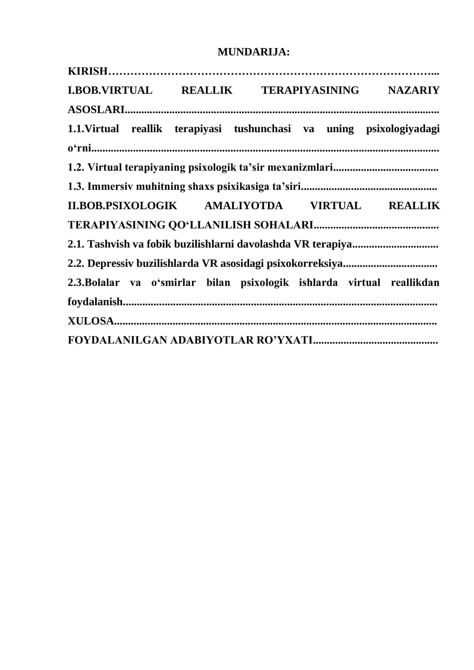 VERTUAL REALLIK TERAPIYASI PSIXOLOGIYADA 2