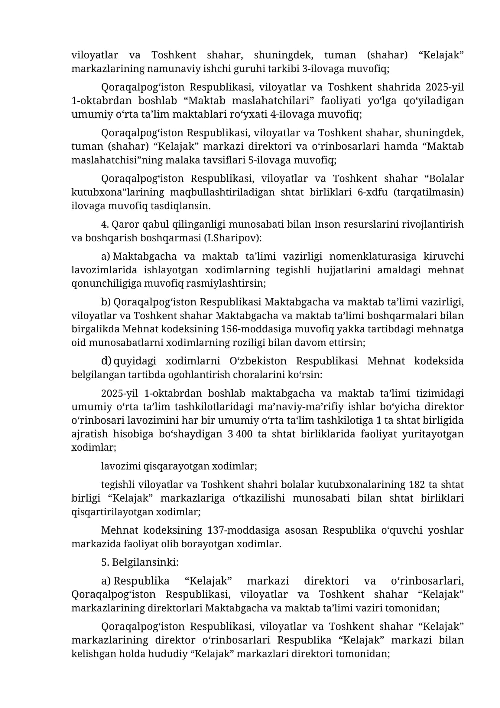 Oʻzbekiston Respublikasi Prezidentining Buyrugʻi 2