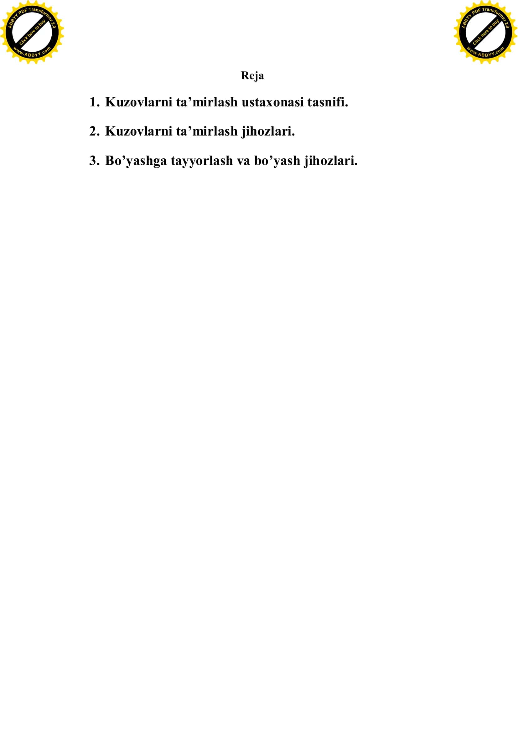 Kuzovlarni ta’mirlash jihozlari 2