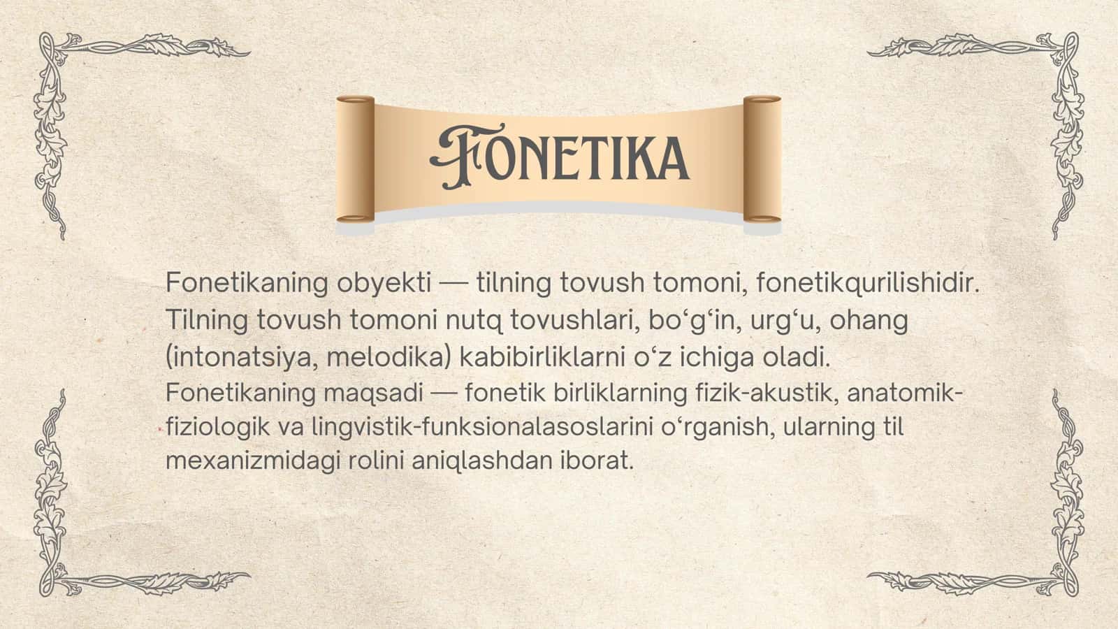 Fonetika va Fonologiyaga oid tadqiqotlar tahlili 2