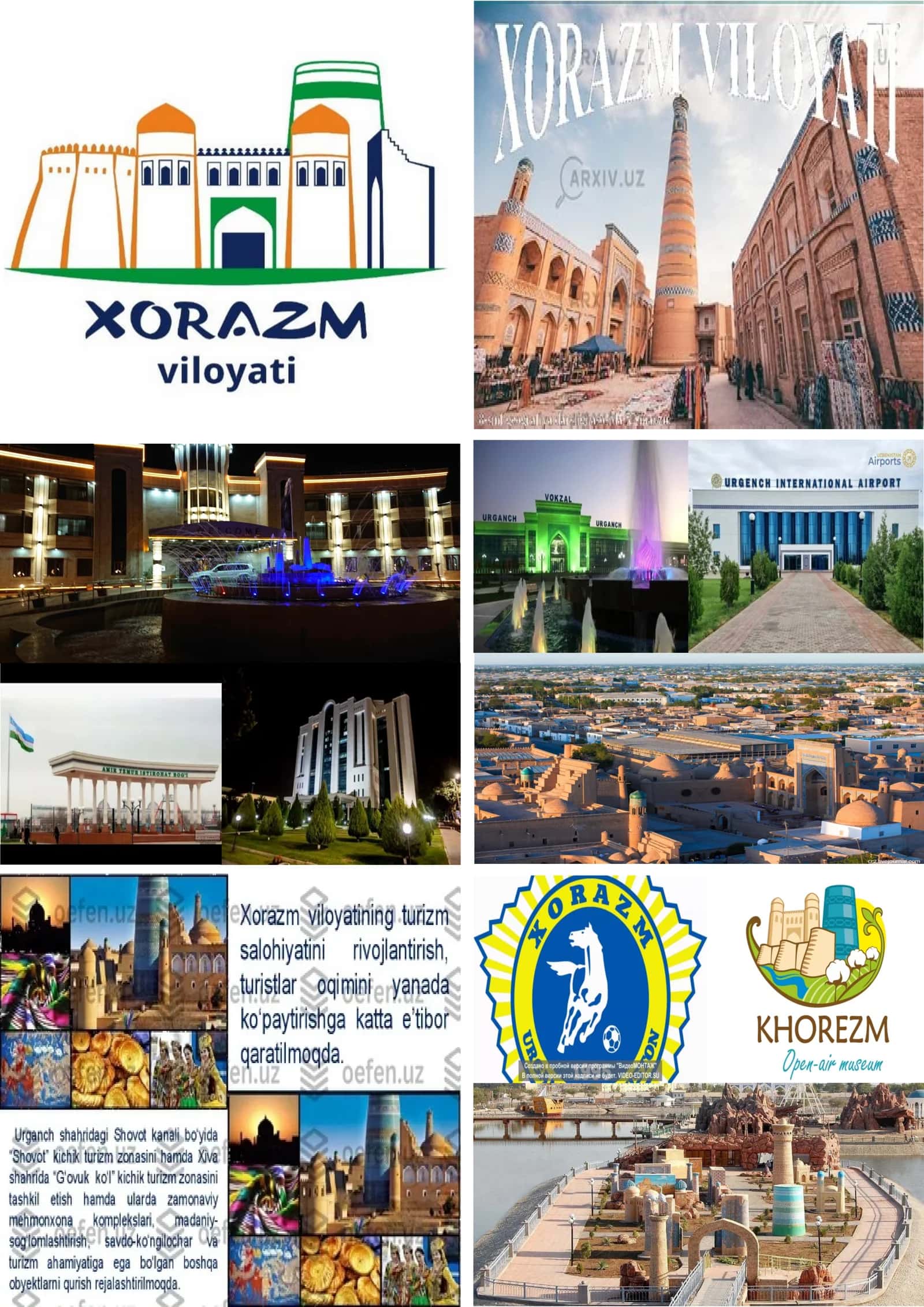 Xorazm viloyati Turistik kartasi 2