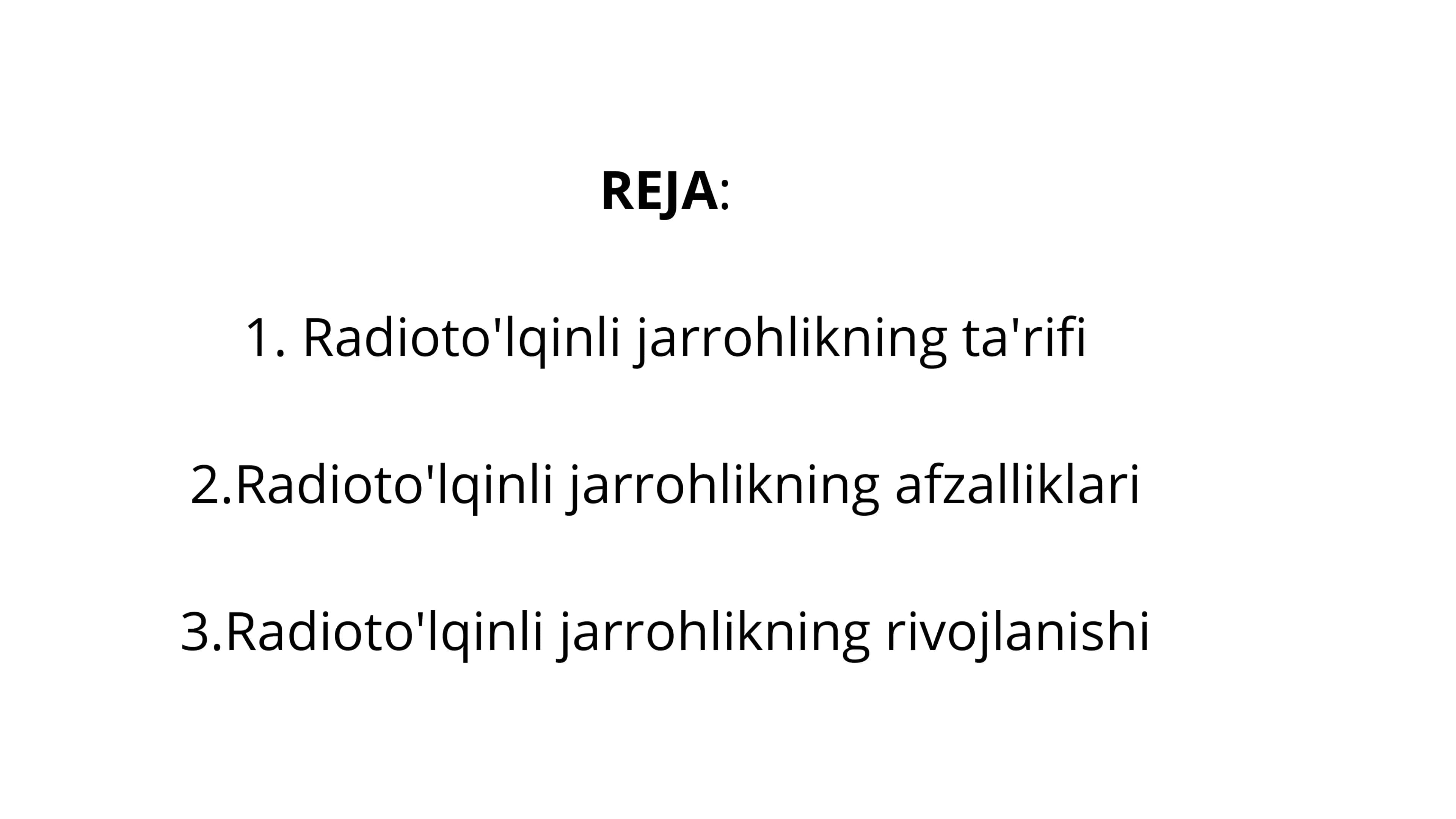 Radioto'lqinli jarrohlikning afzalliklari 2