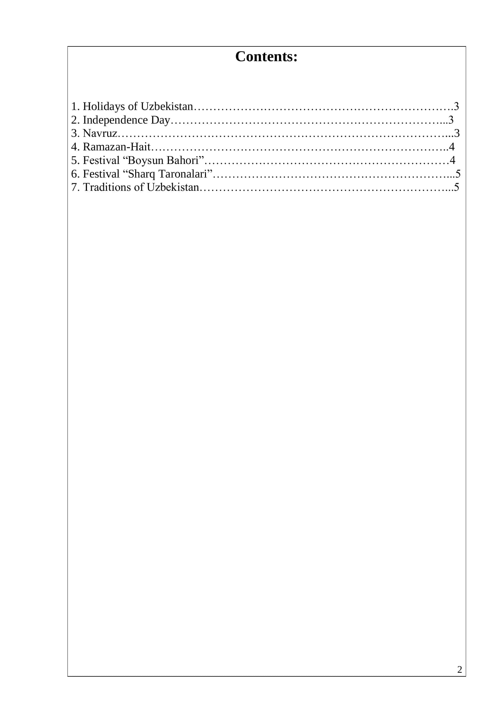 COURSE PAPER 2