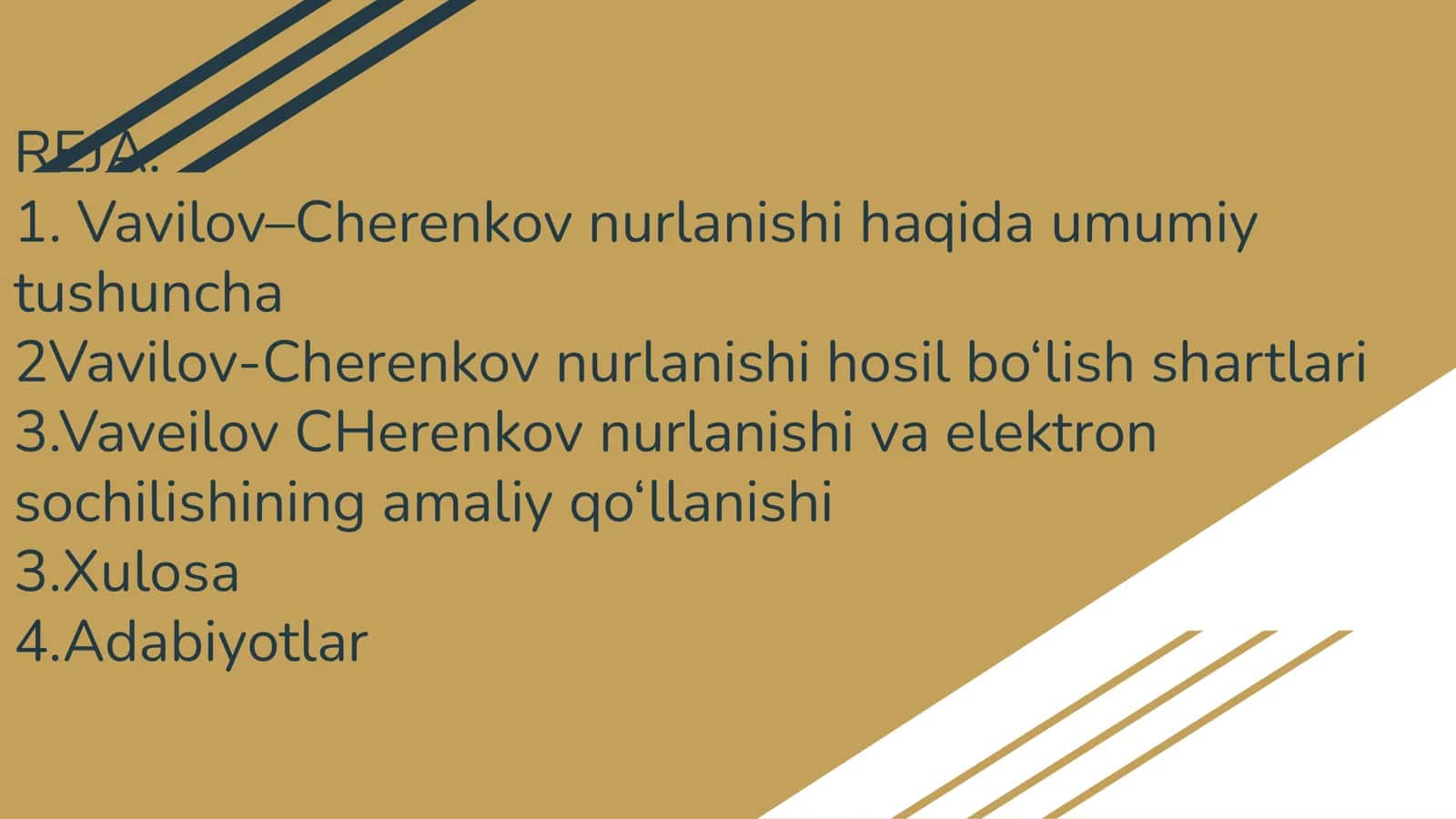 Vavilov-CHerenkov nurlanishi 2