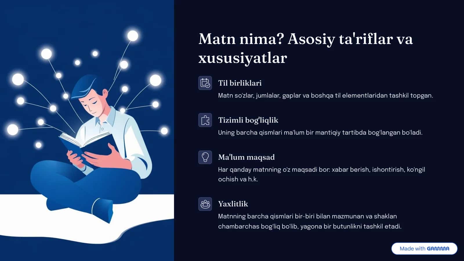 Matnning murakkab dunyosi 2