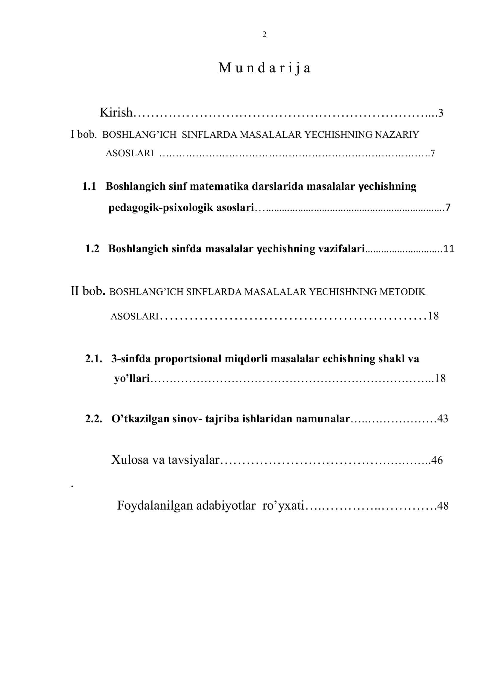 3-SINFDA proporsional miqdorli MASALALAR YEChISh usullari 2
