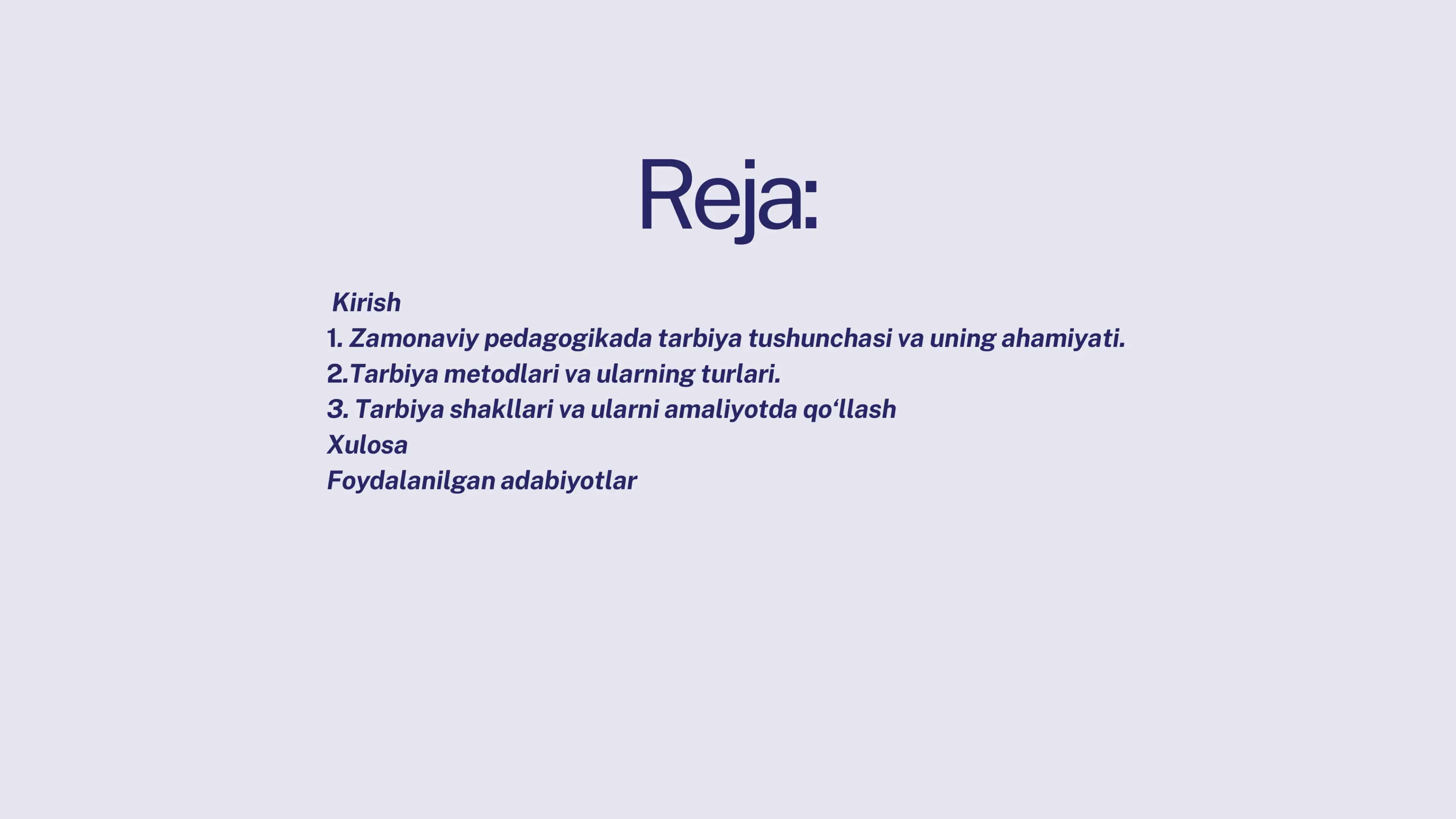 Zamonaviy pedagogikada tarbiya metodlari va shakllari 2