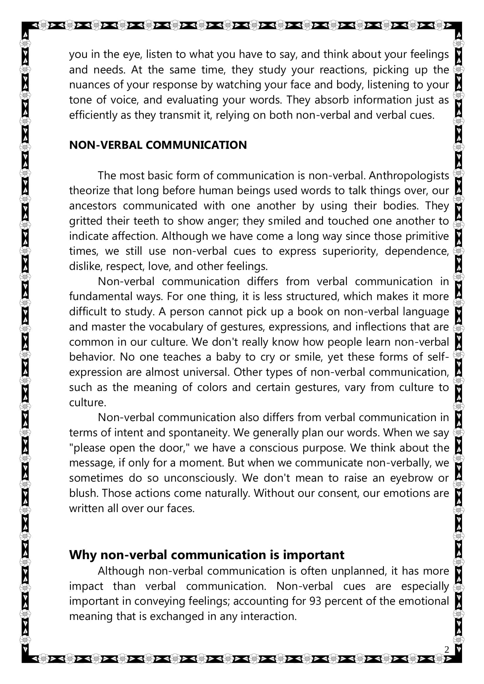THE BASIC FORMS OF COMMUNICATION 2