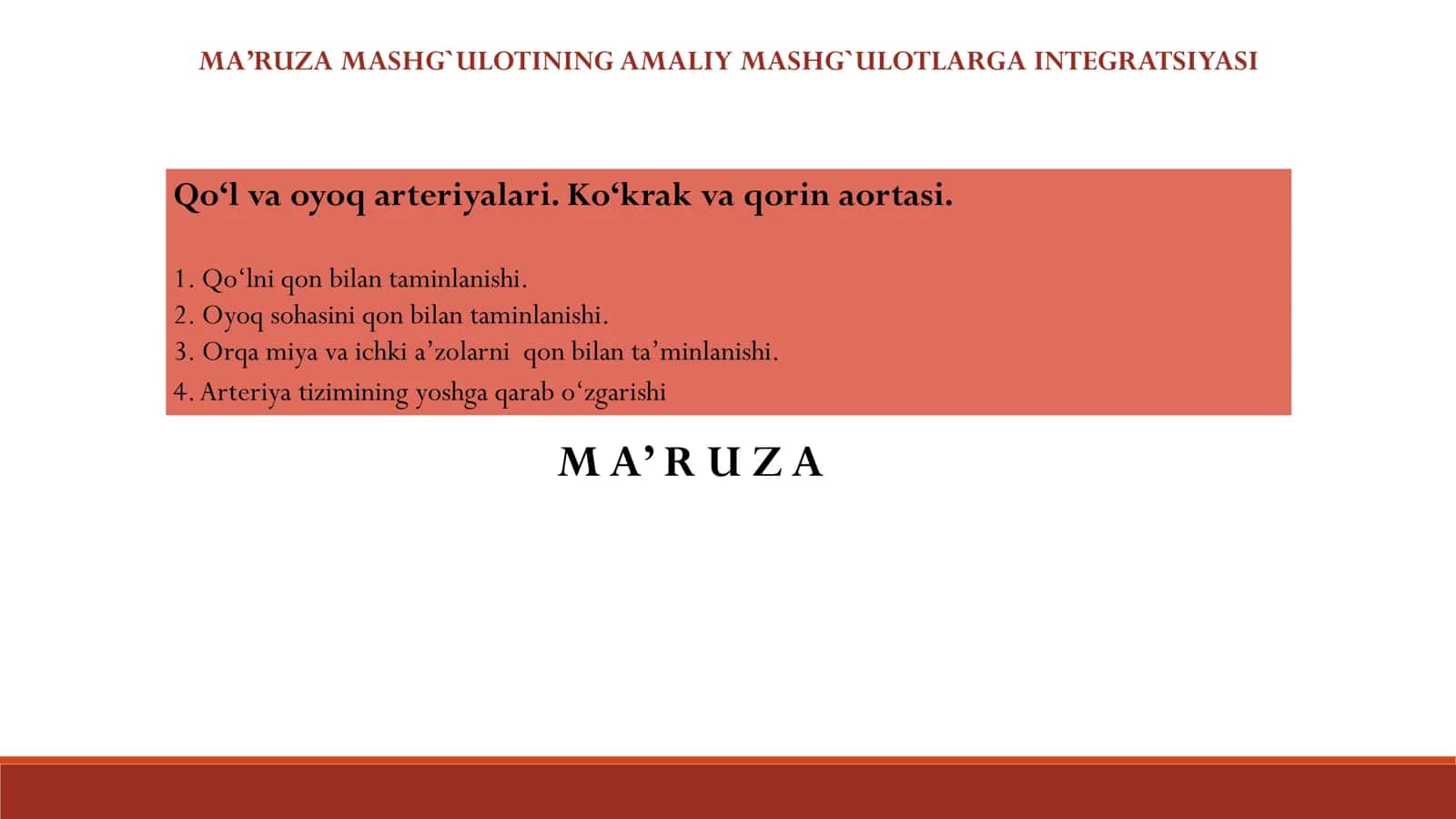 ANATOMIYA, KLINIK VA PATOLOGIK ANATOMIYA 2