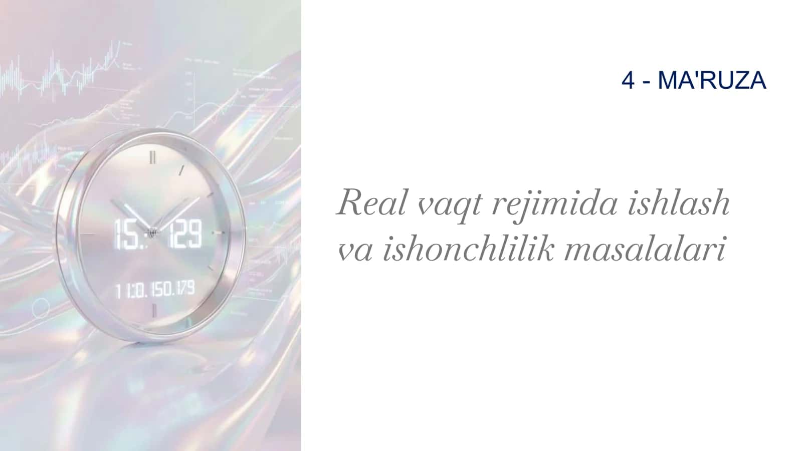 O‘rnatilgan tizimlar 2