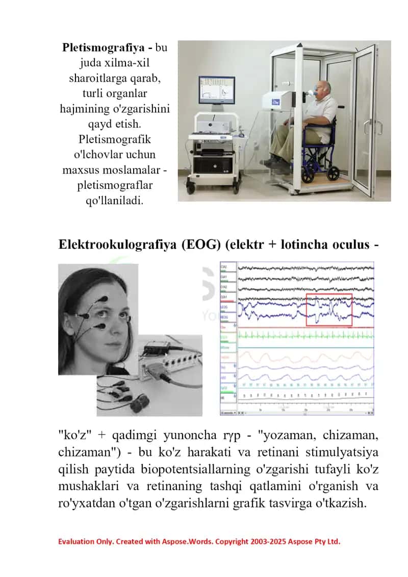 Tibbiy diagnostika usullari (elektrodiagnostika va tomografiya texnologiyalari) 2