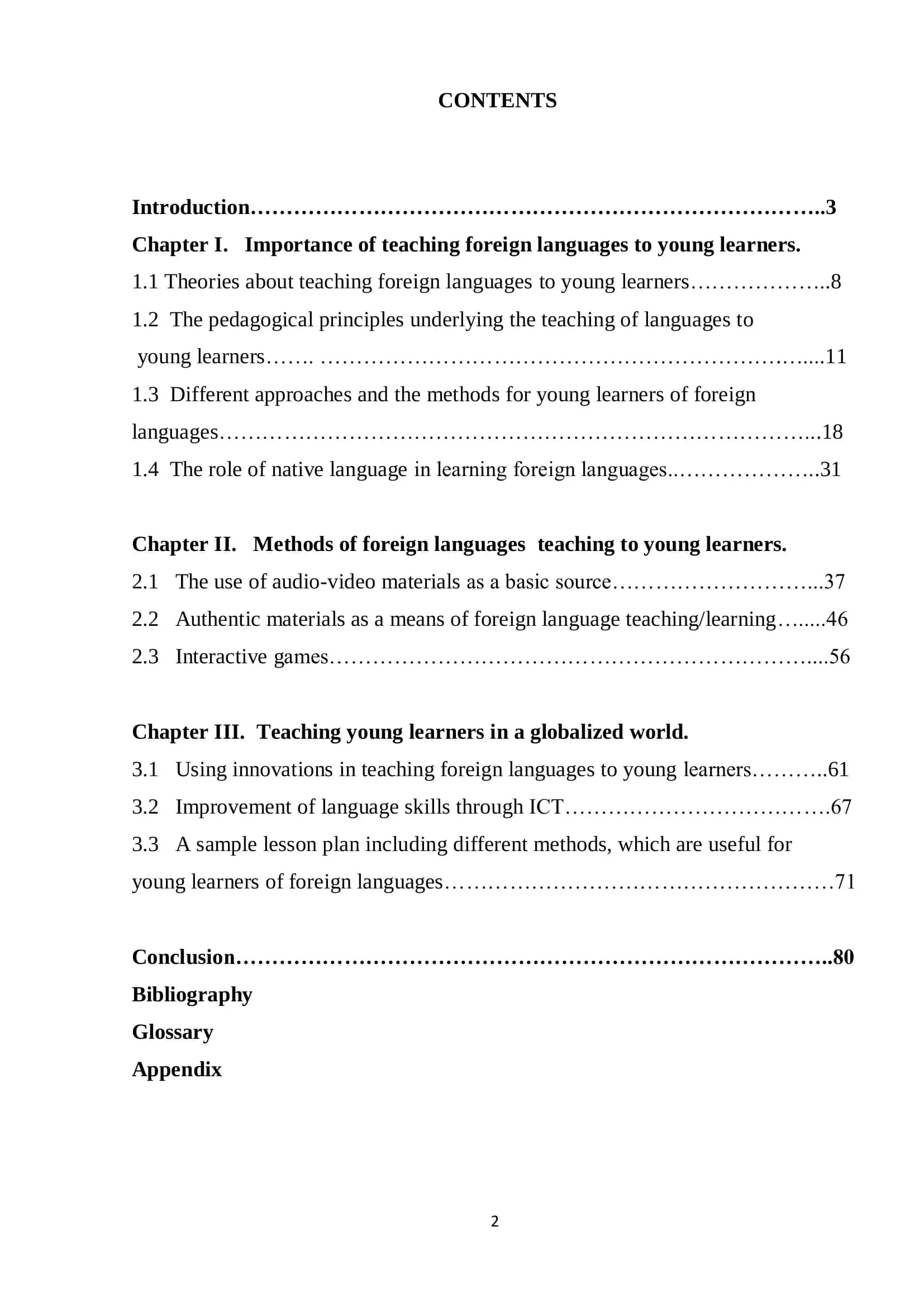 New language learning perspectives in teaching foreign languages to young learners 2
