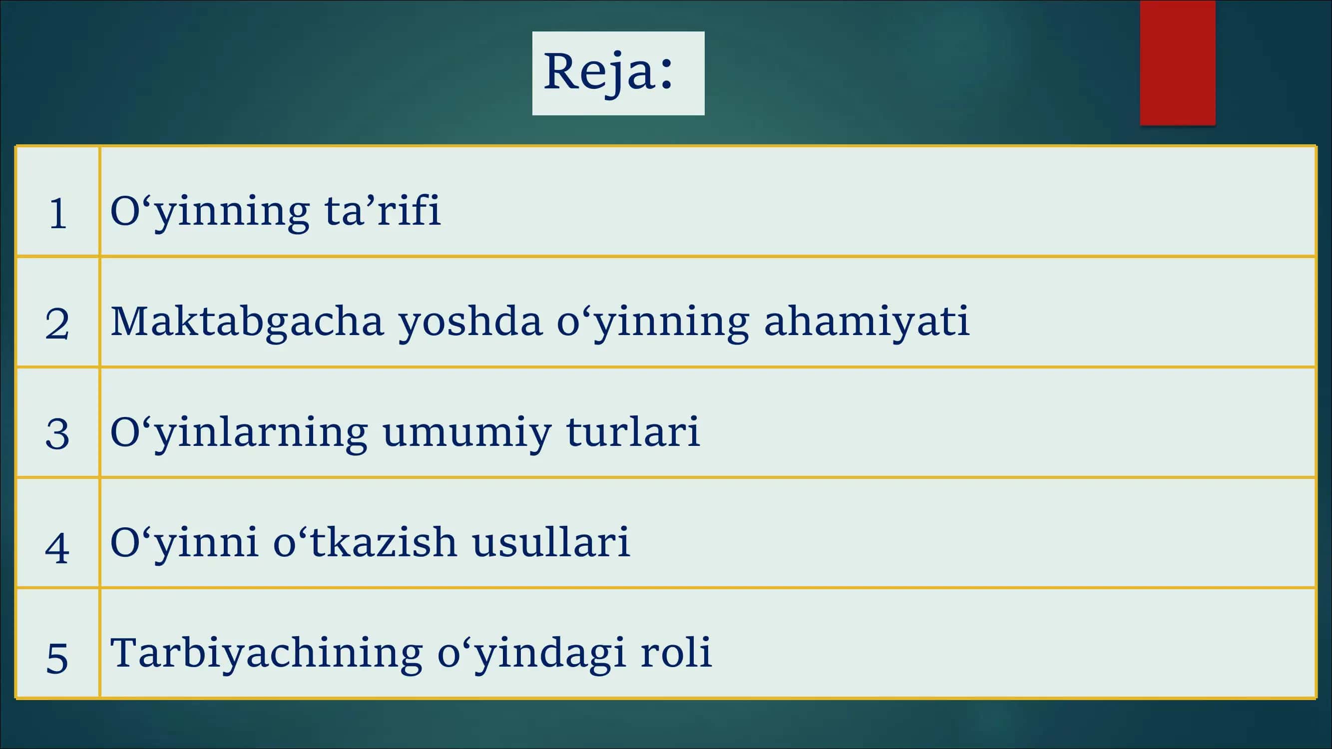 O'qyin turlari va usullari 2