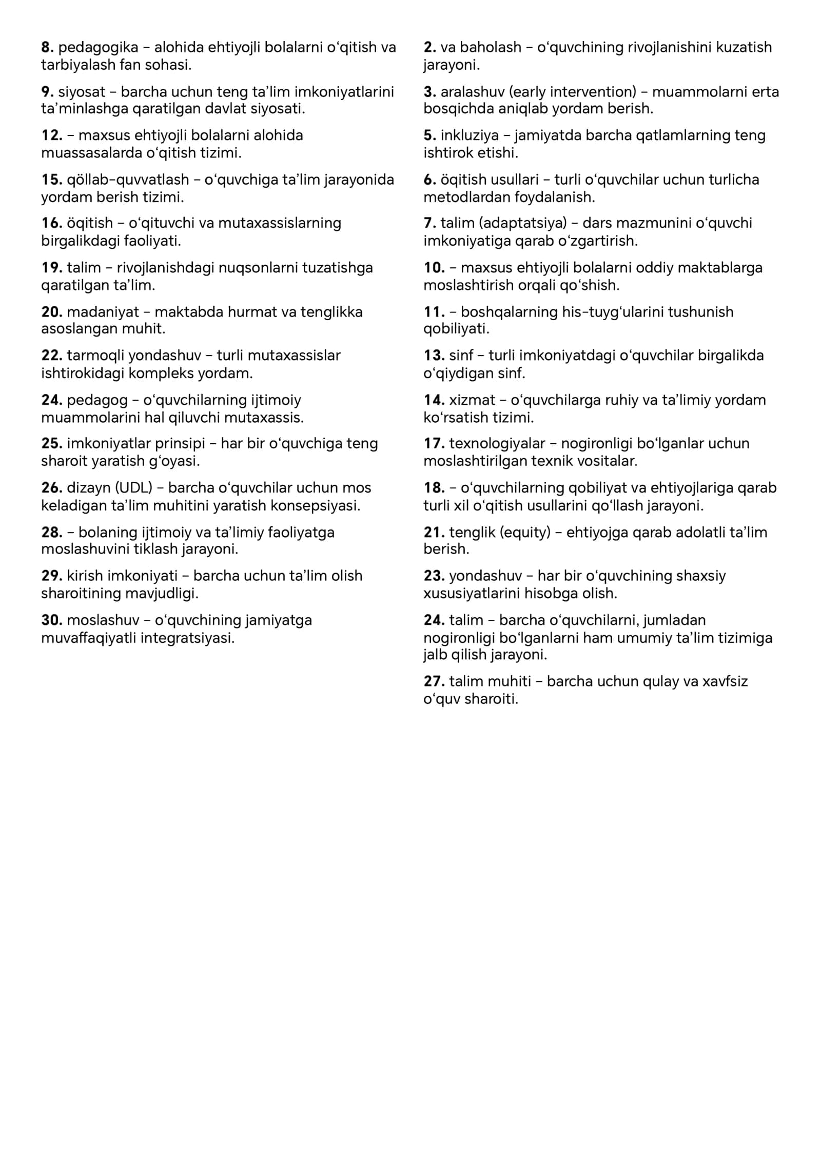 Inklyuziv ta’lim modellari:tahlil va xususiyatlari 2