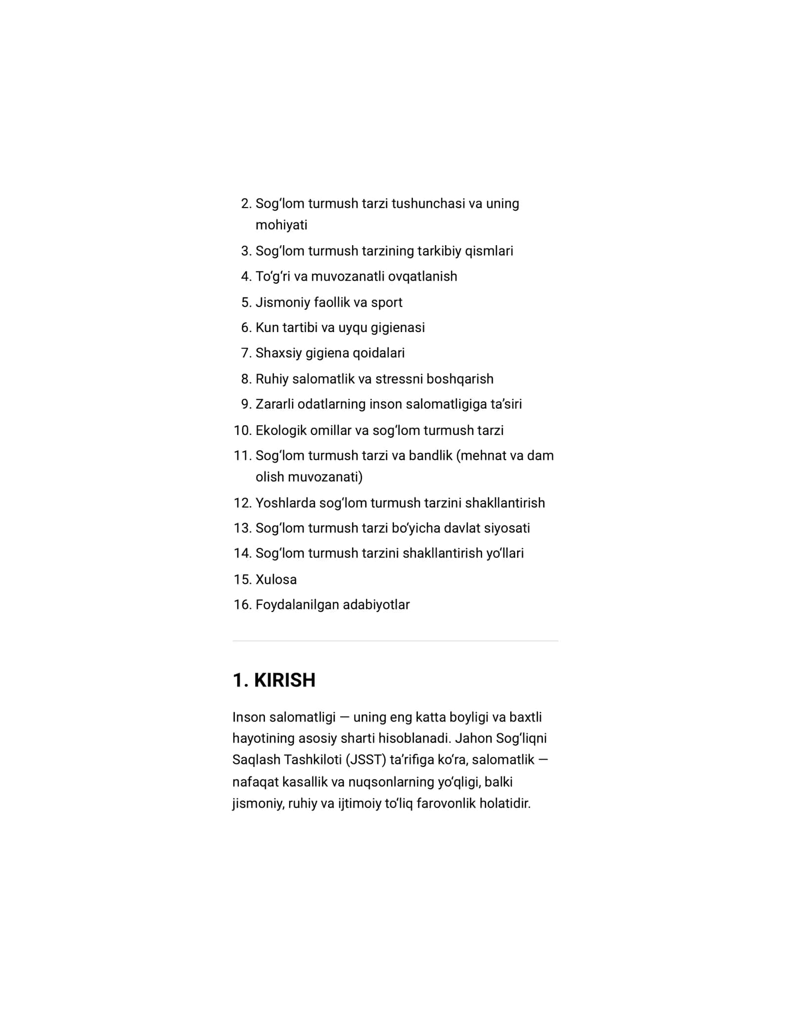 Referat sogʻlom turmush tarzi 2