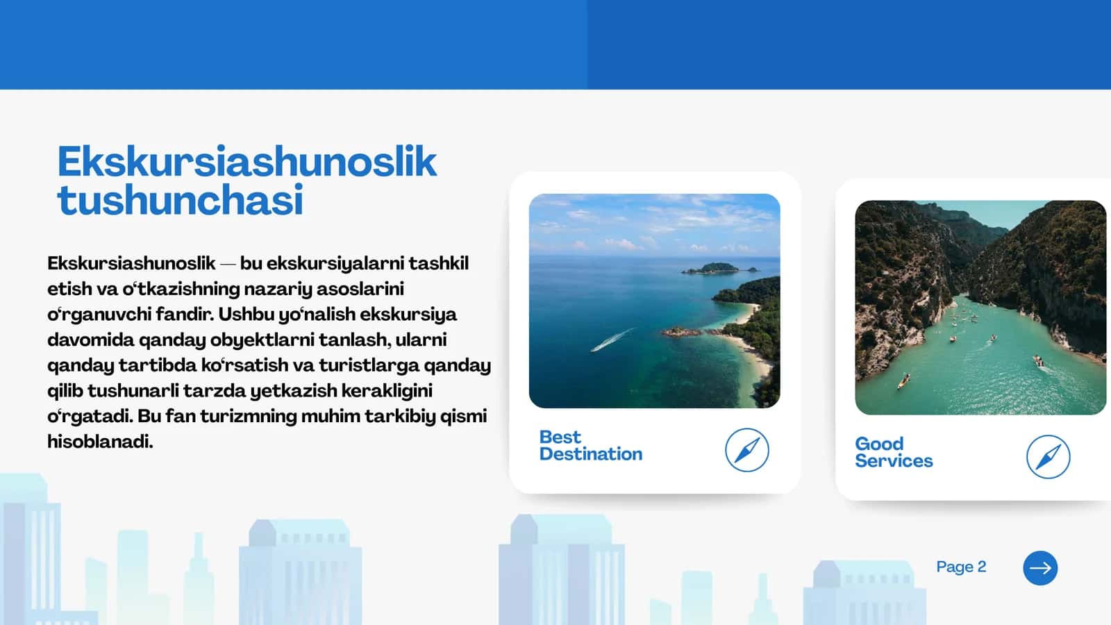 Ekskursiashunoslik va gidlik 2