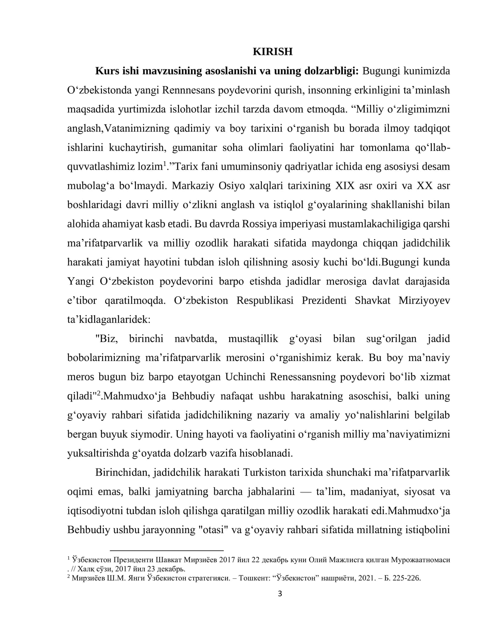 Turkiston jadidchilik harakatining shakllanish qonuniyatlarini Mahmudxo‘ja Behbudiy faoliyati misolida 2