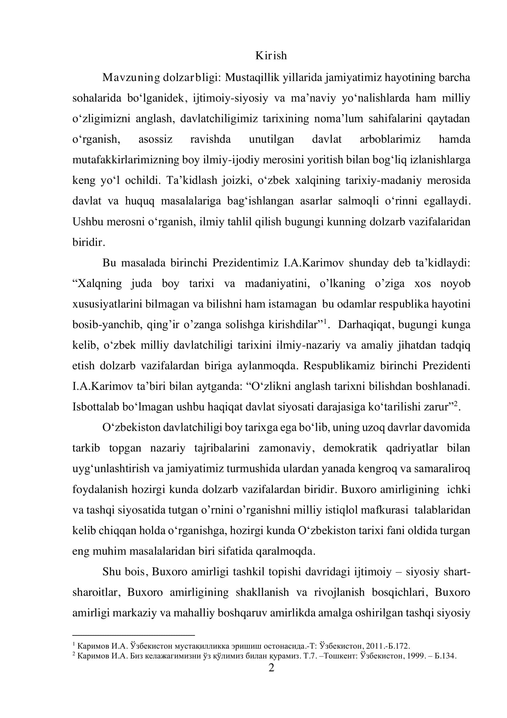 Mustaqillik yillari 2