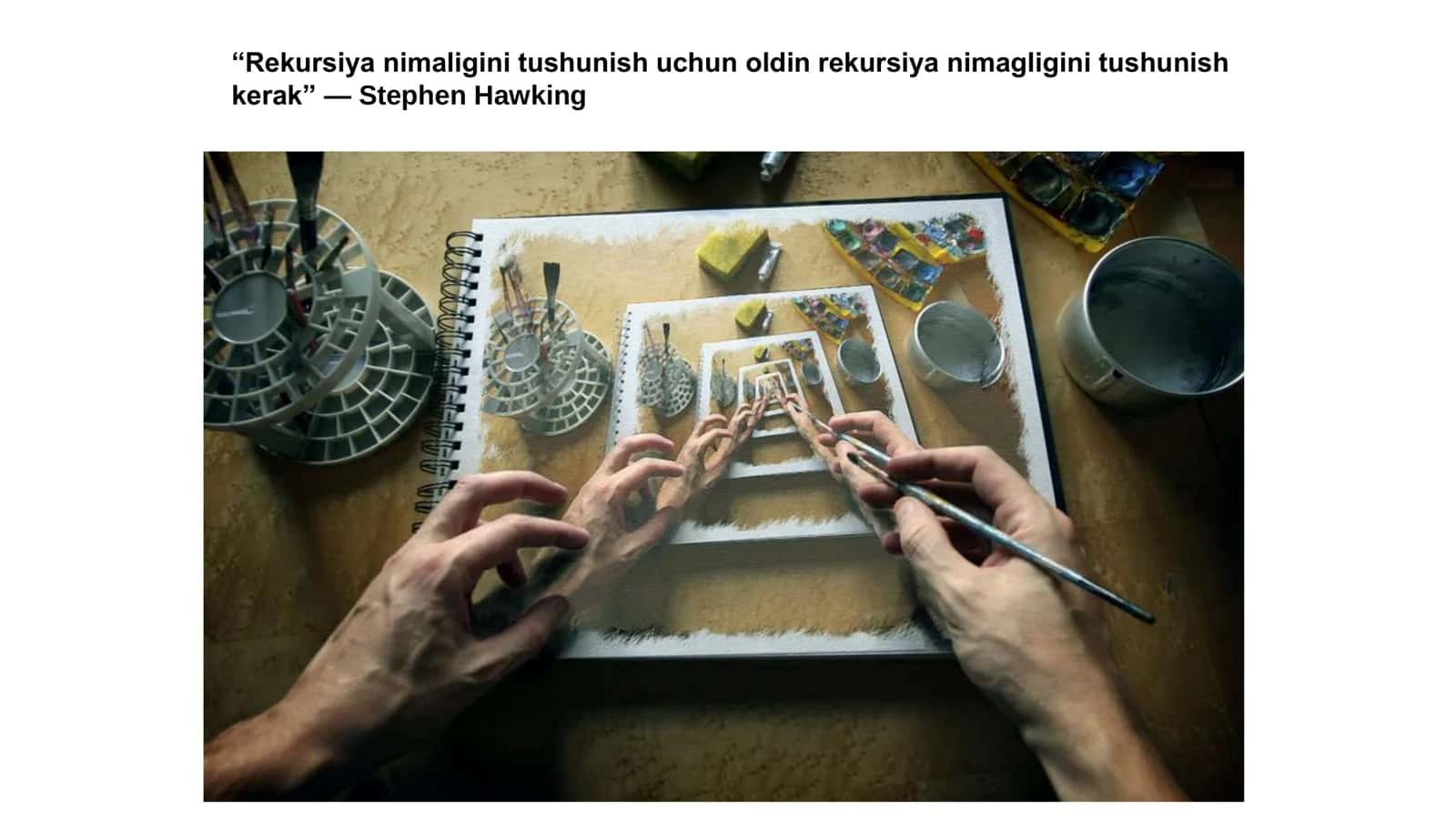 Рекурсив алгоритмлар 2