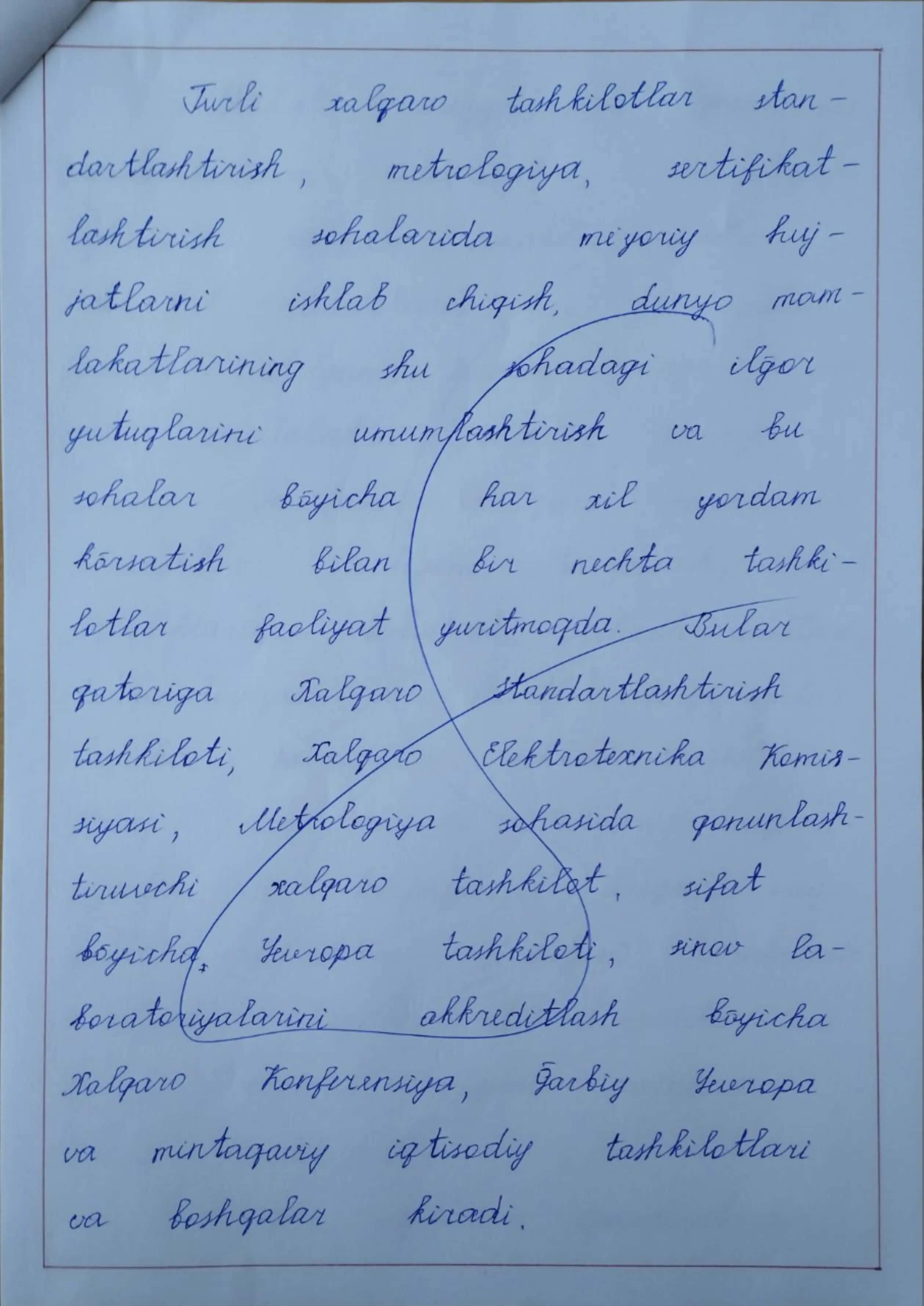 Metrologiya haqidagi xalqaro qonunlarni o'rganish. MOZM 2