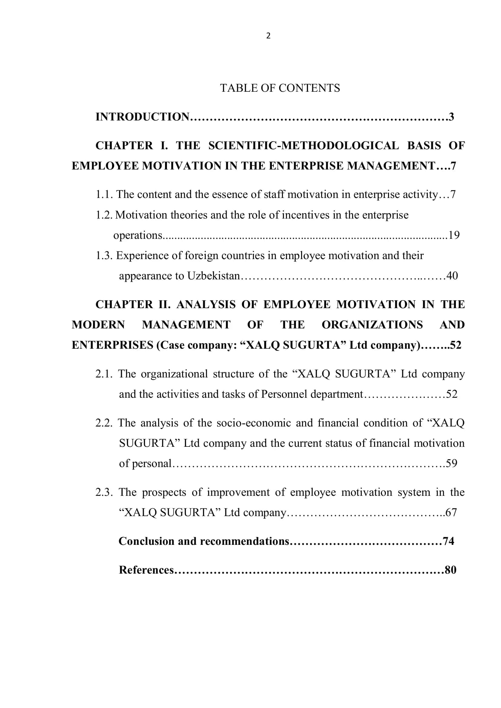 The ways of forming and improving personal motivation system in the organization 2