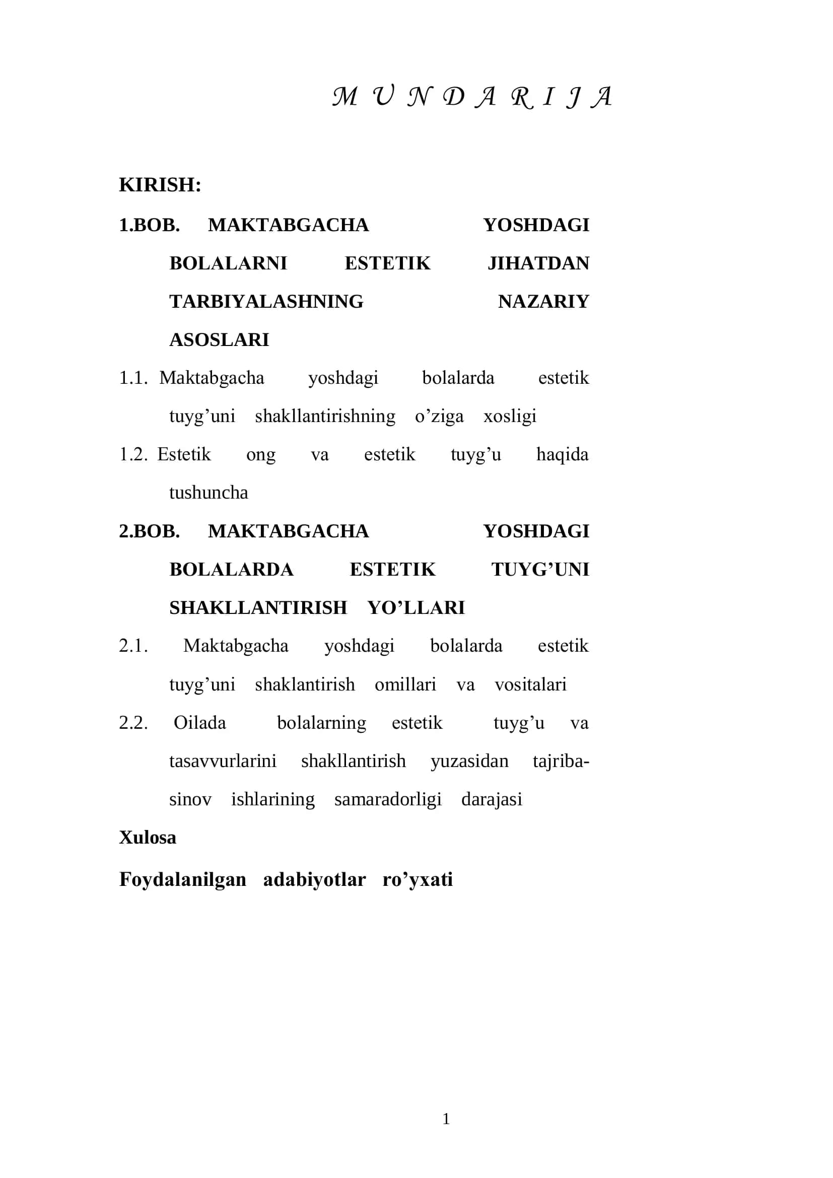 MAKTABGACHA YOSHDAGI BOLALARDA ESTЕTIK TUYG’UNI SHAKLLANTIRISH 2