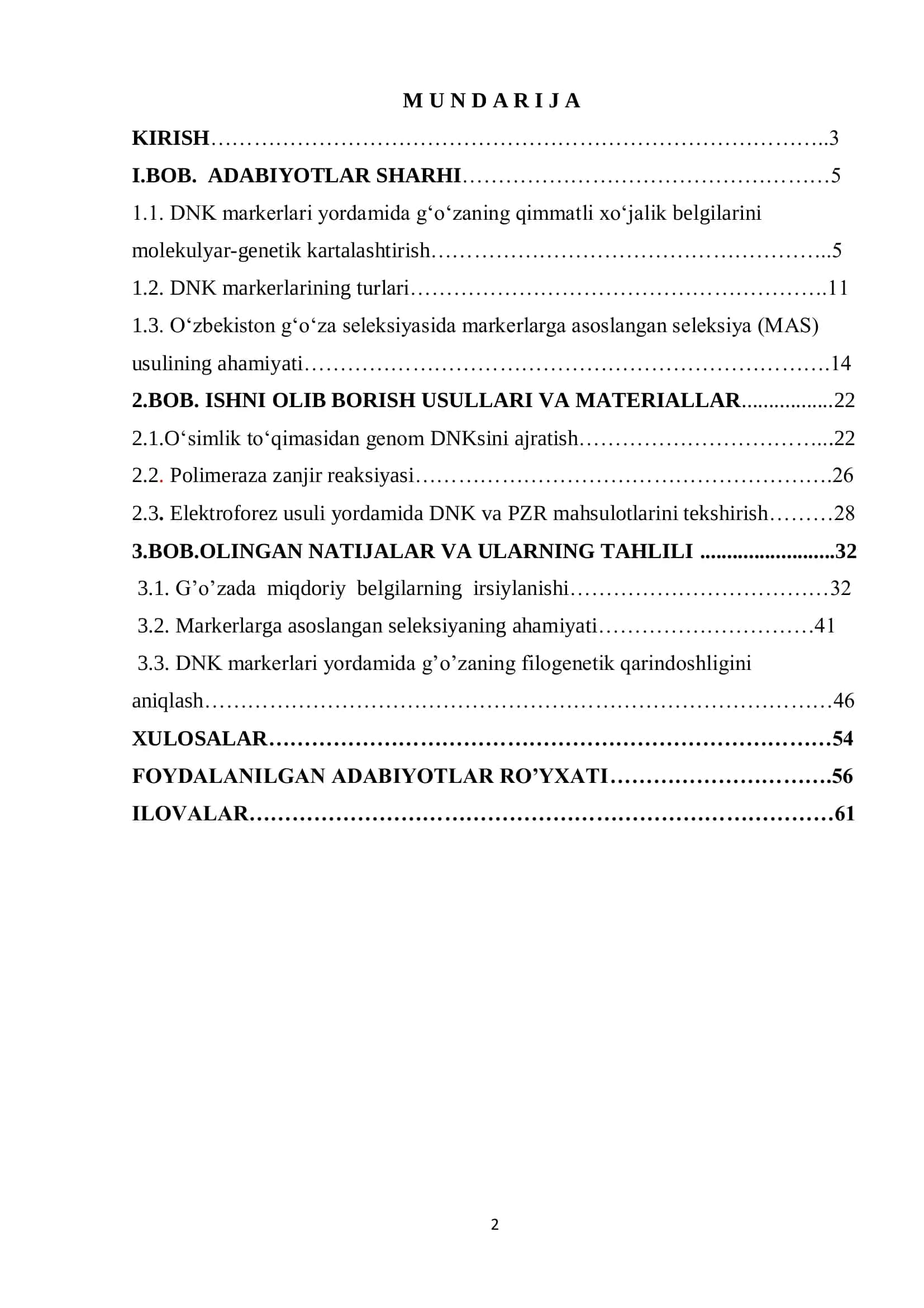 O‘simlik to‘qimasidan genom DNKsini ajratish 2