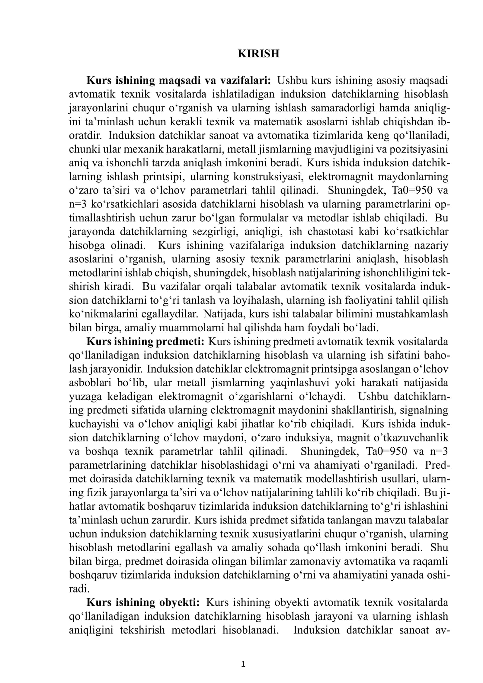 Avtomatik texnik vositalar va ularning asosiy komponentlari 2