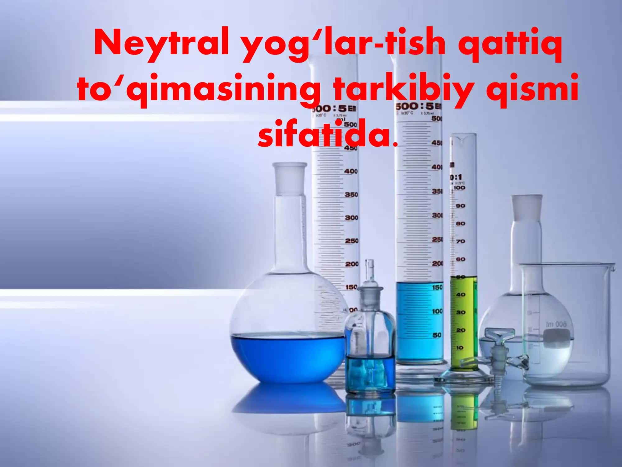 neytral yog'lar tish qattiq to'qimasining tarkibiy qismi 2